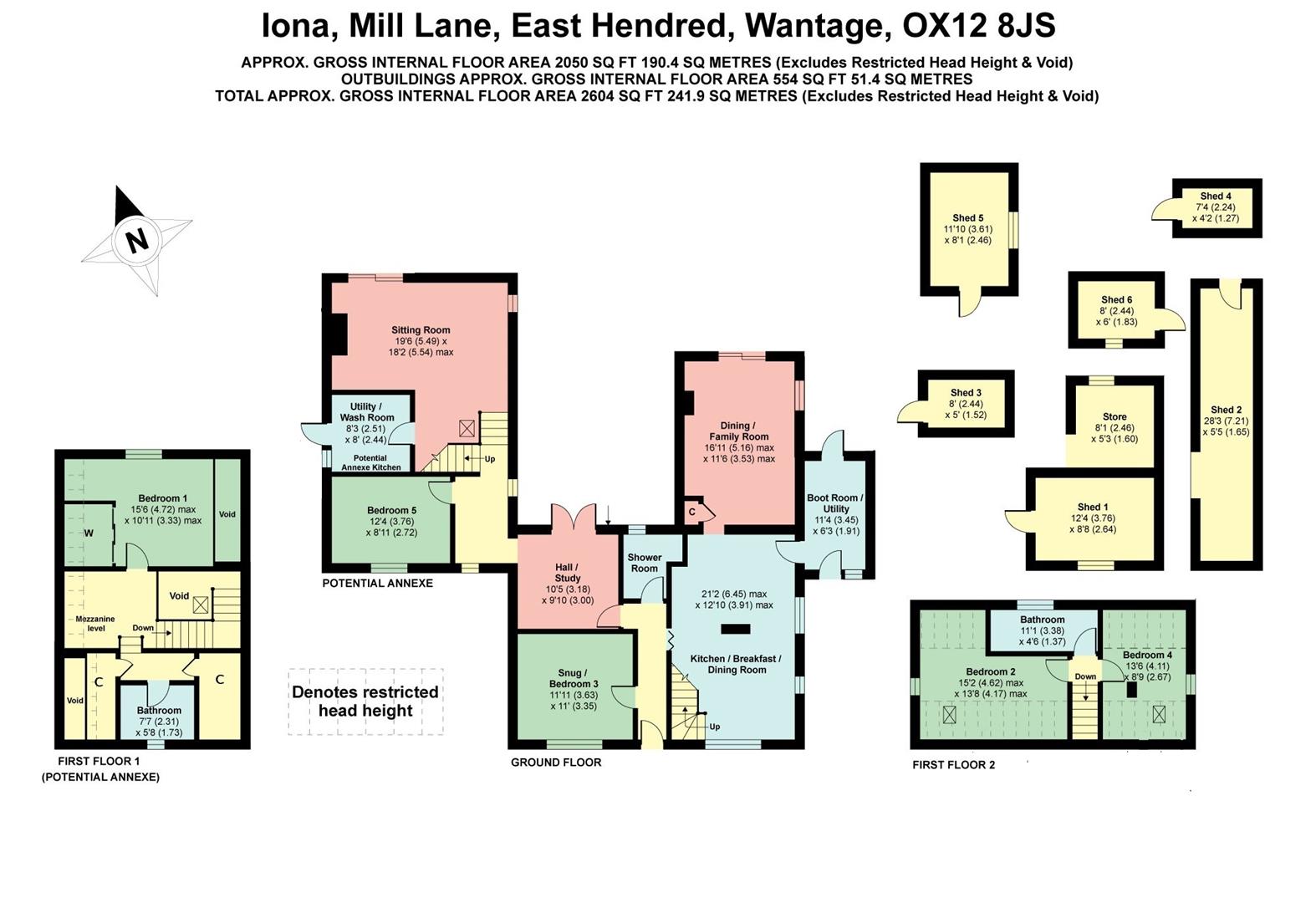 5 Bedrooms Detached house for sale in Mill Lane, East Hendred, Wantage OX12