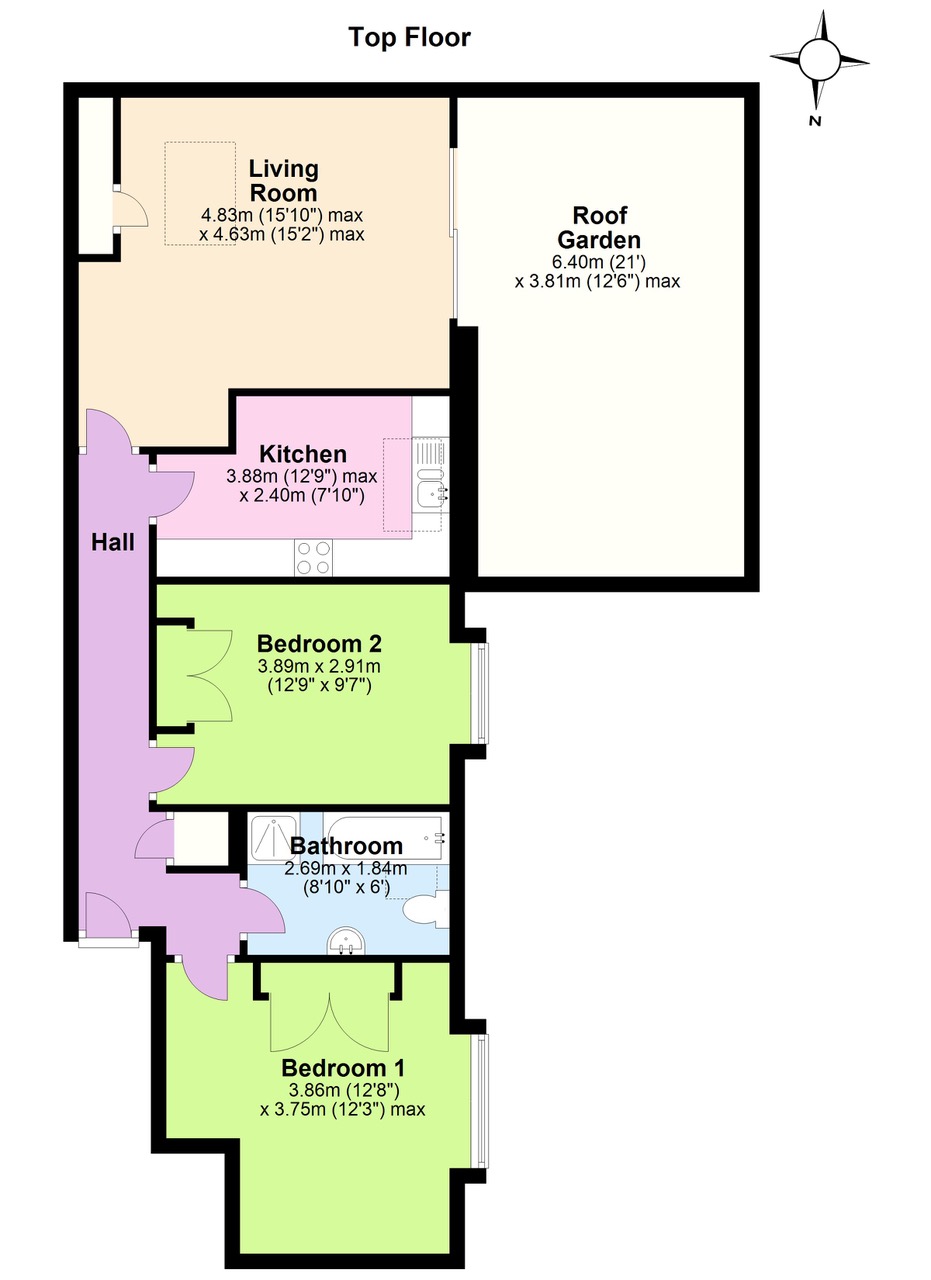 Victoria Avenue, Swanage BH19, 2 bedroom flat for sale 62044260