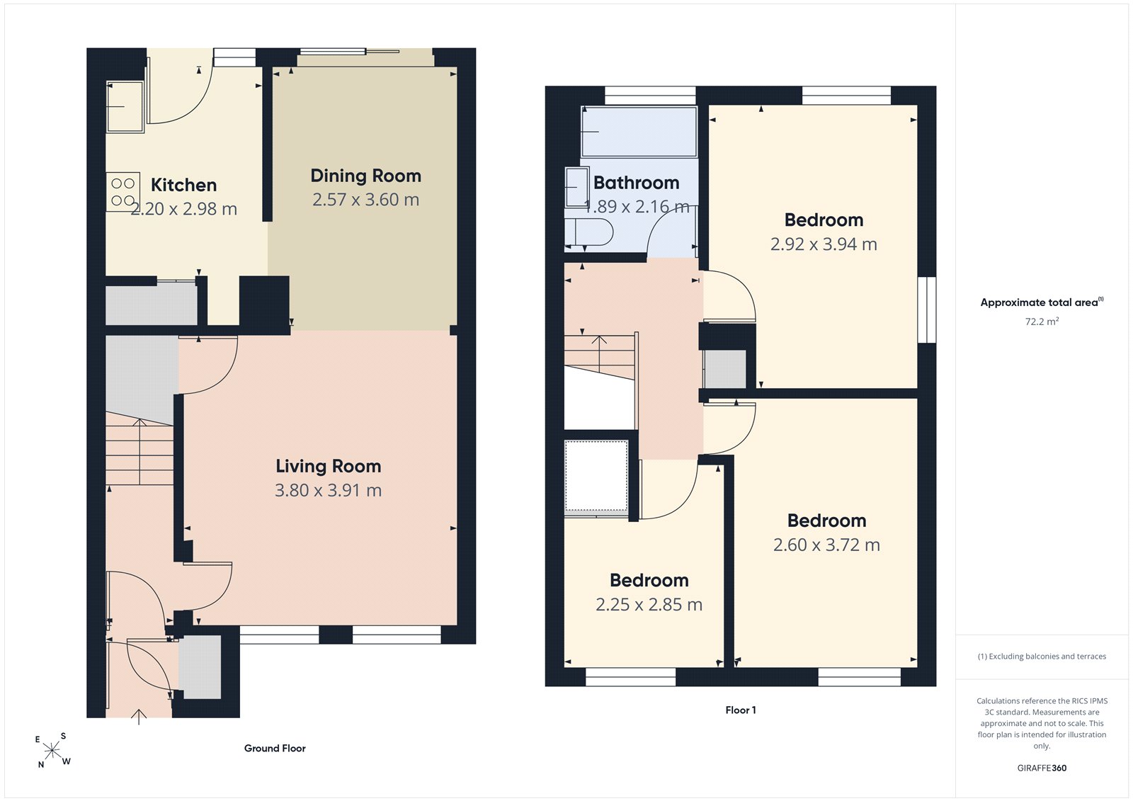 6, Ryecroft Rise, Bristol floorplan