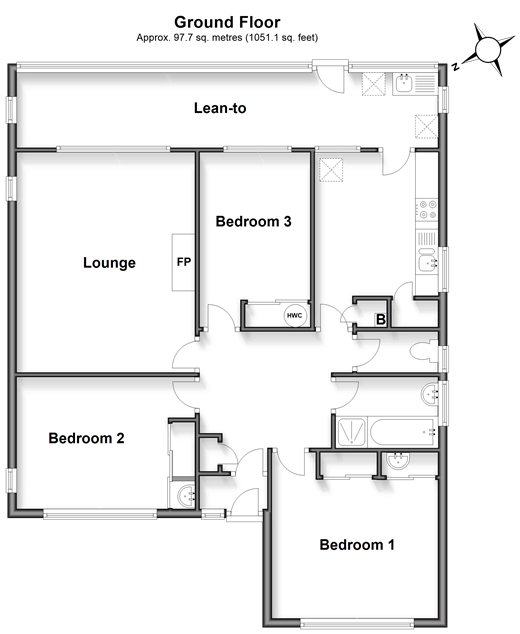 Stour Valley Close Upstreet, Canterbury floorplan