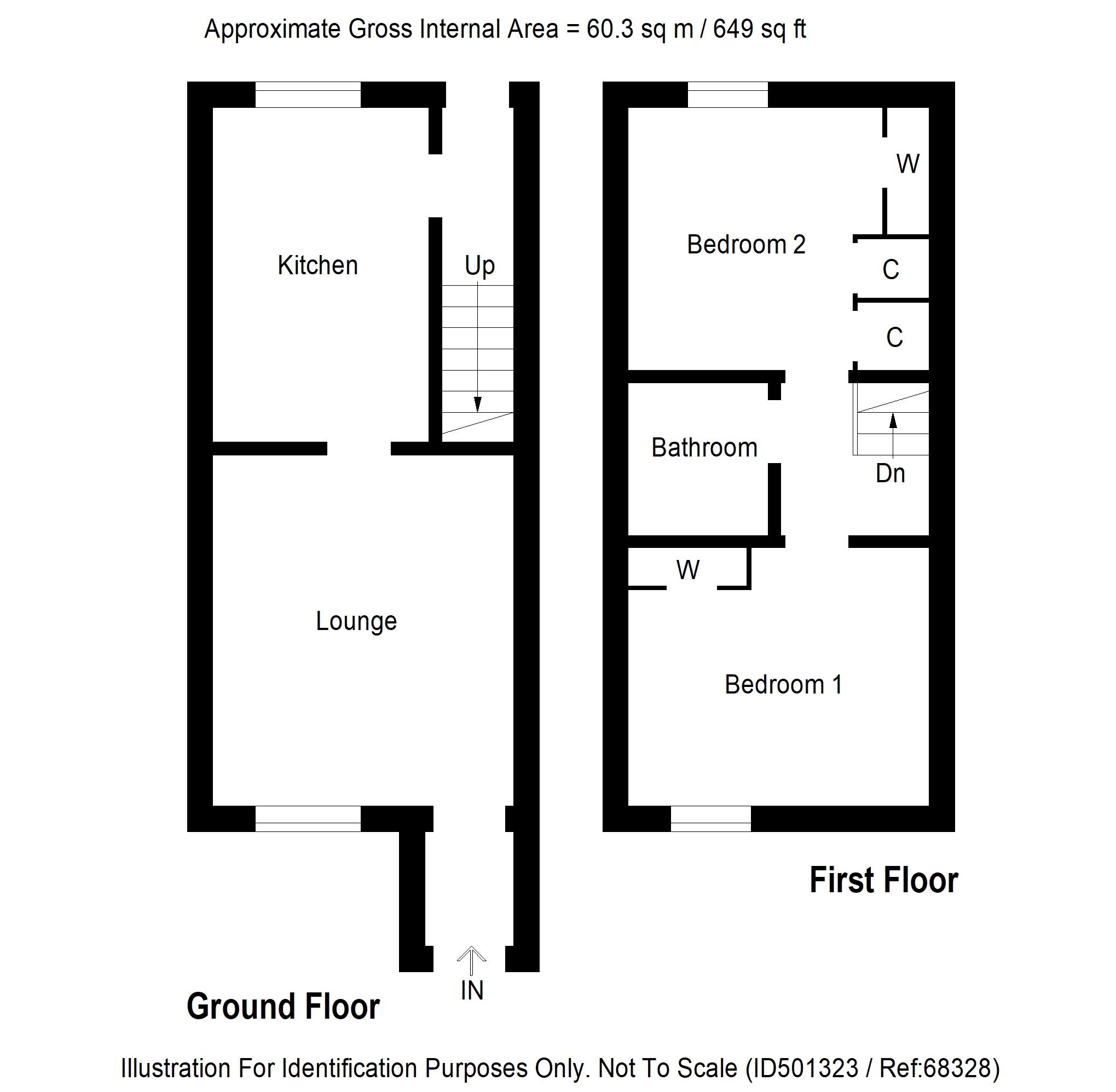 2 Bedrooms Terraced house for sale in Caledonian Road, Alloa FK10