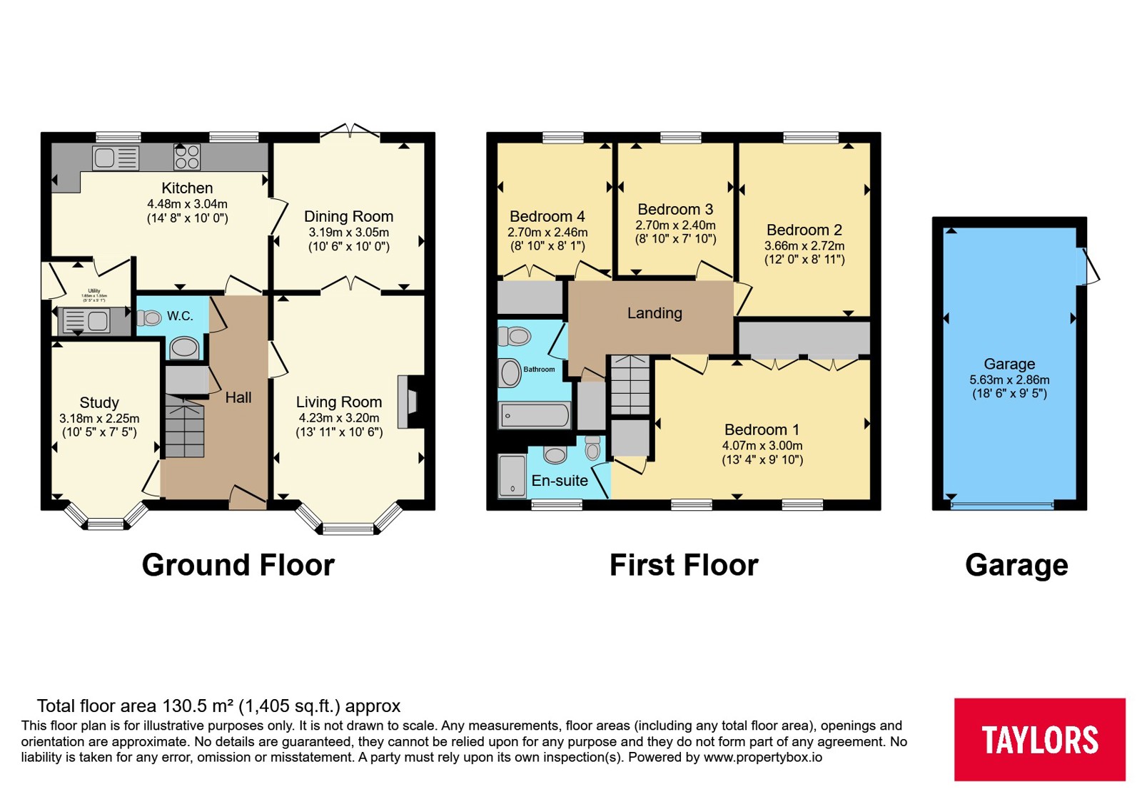 7, Spriggs Close, Bedfordshire floorplan