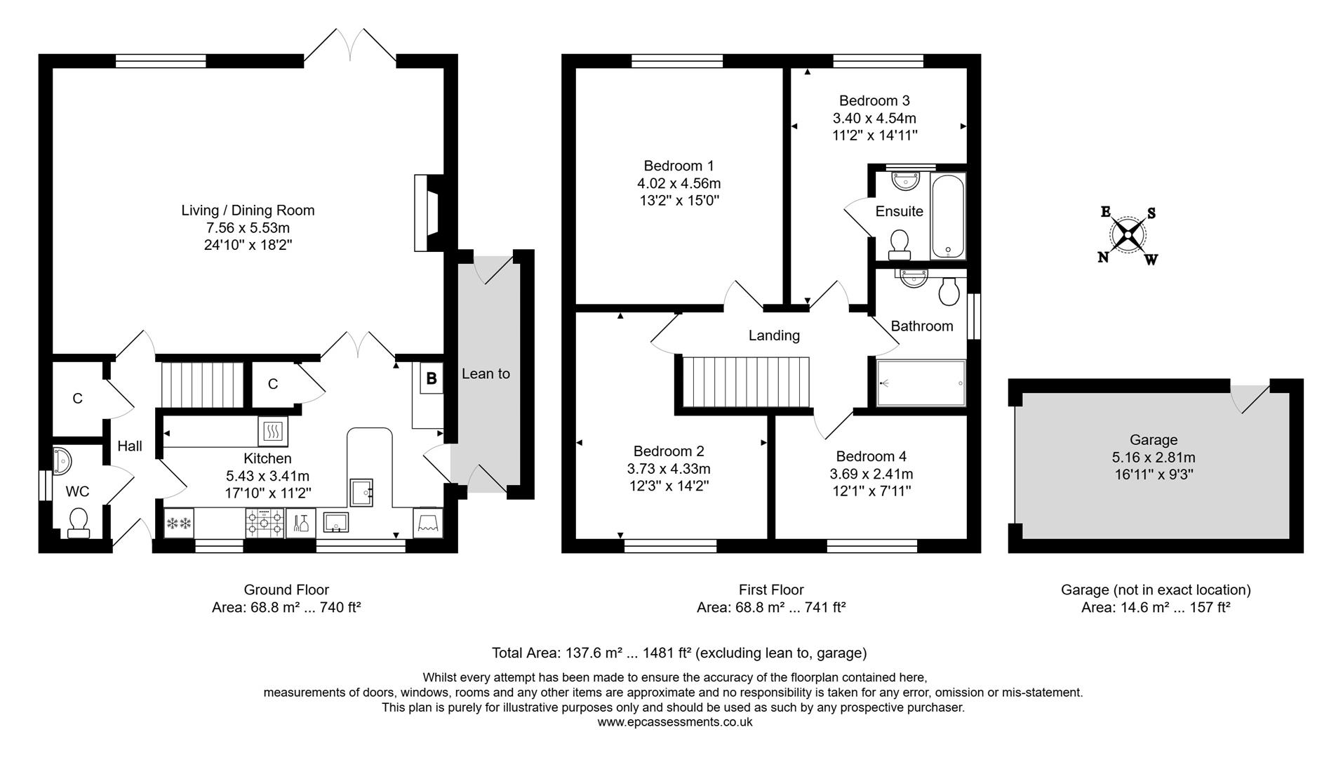 4, St. Catherines Close, Calne floorplan