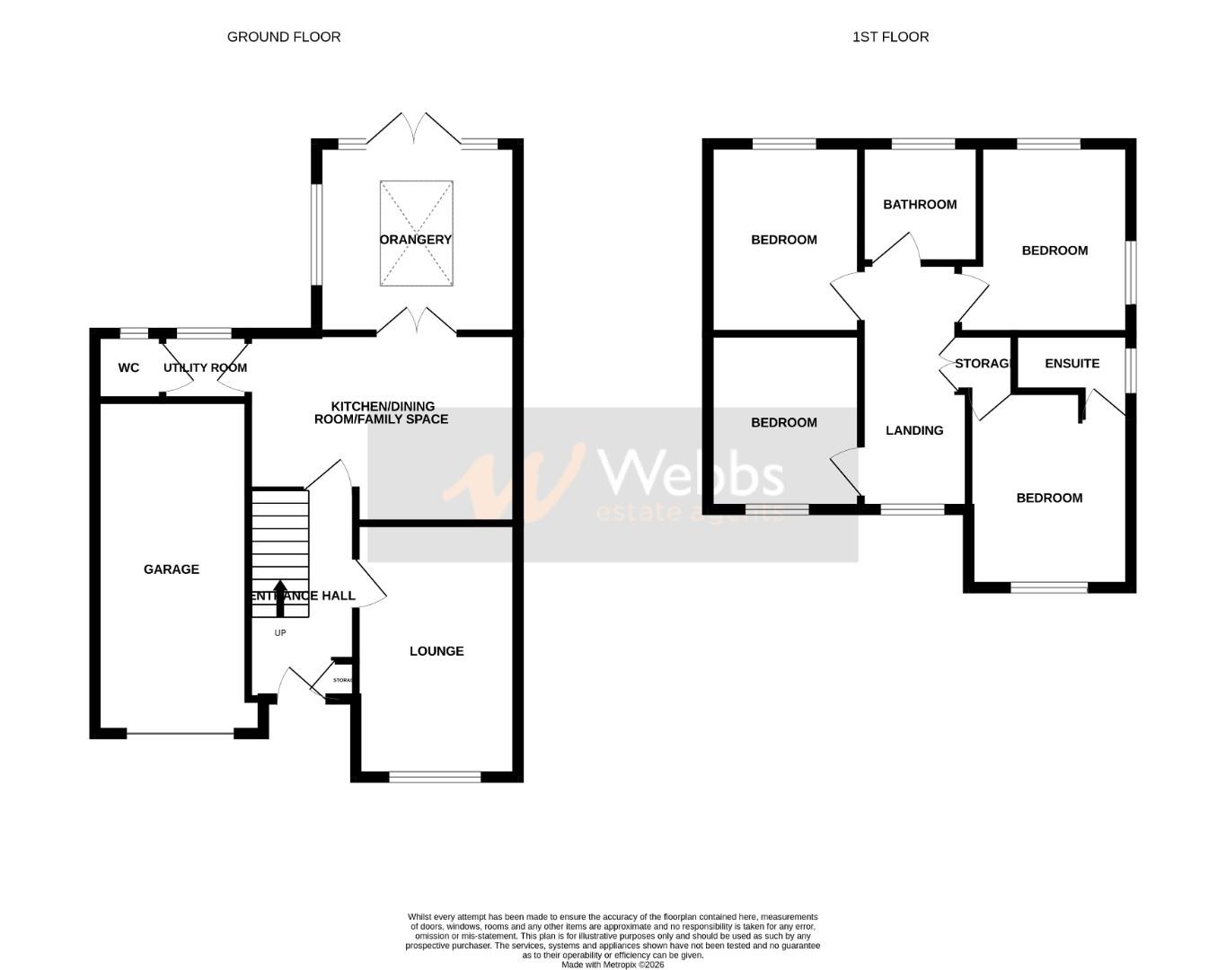 16, Dawes Way, Cannock floorplan
