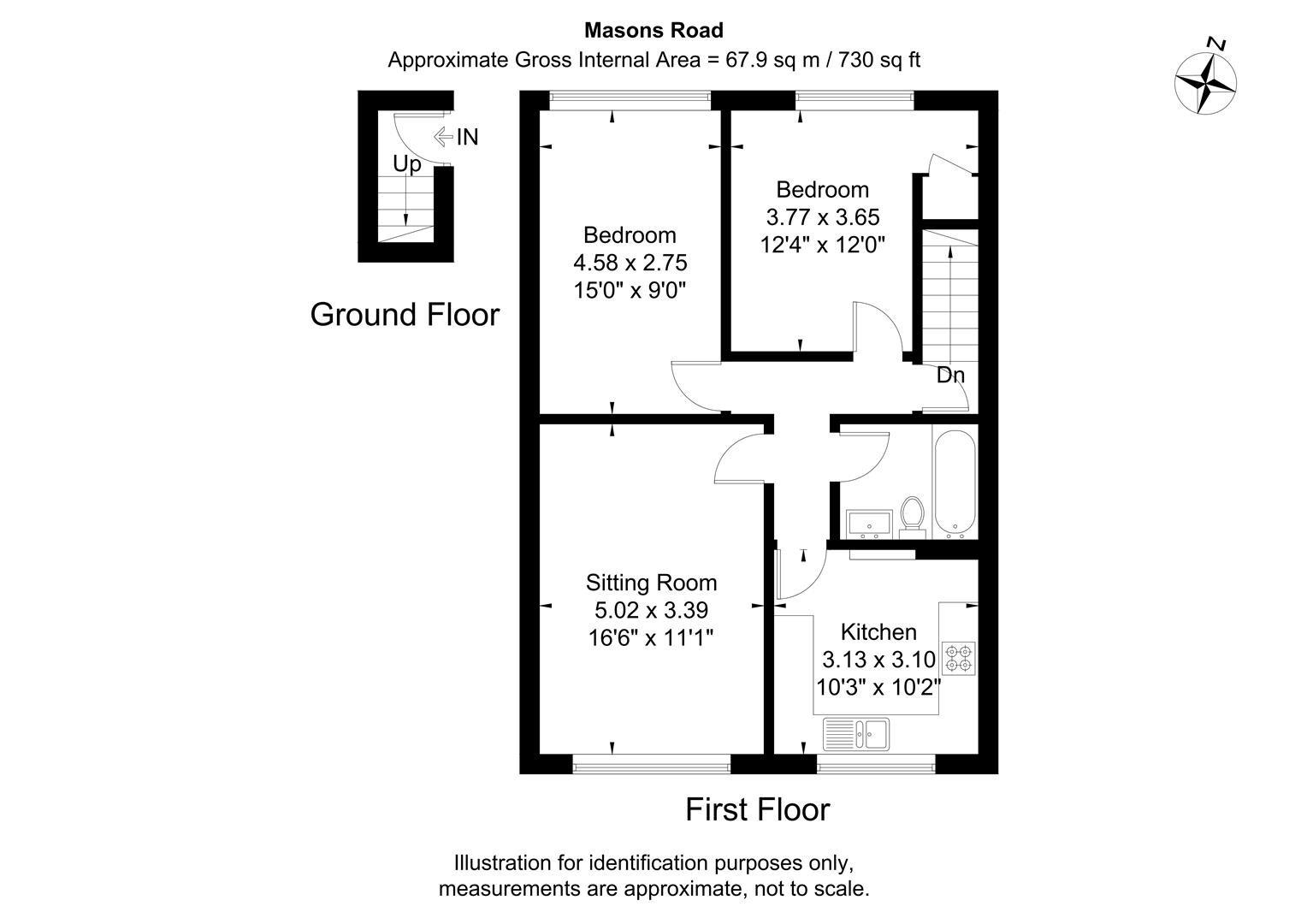 26, Masons Road, Slough floorplan