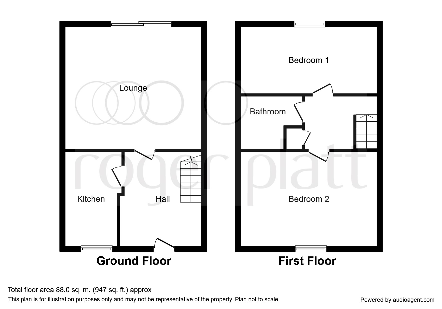 2 Bedrooms Terraced house for sale in Fleetham Gardens, Lower Earley, Reading RG6