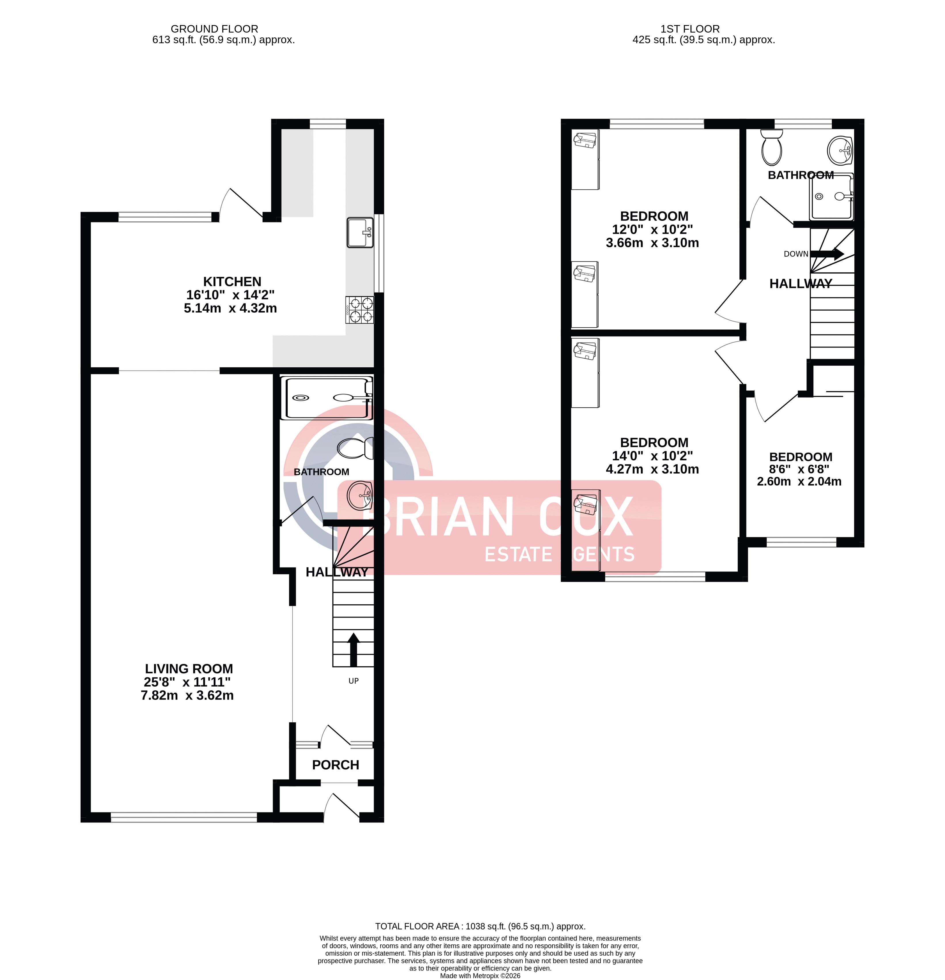 316, Whitton Avenue East, Greenford floorplan