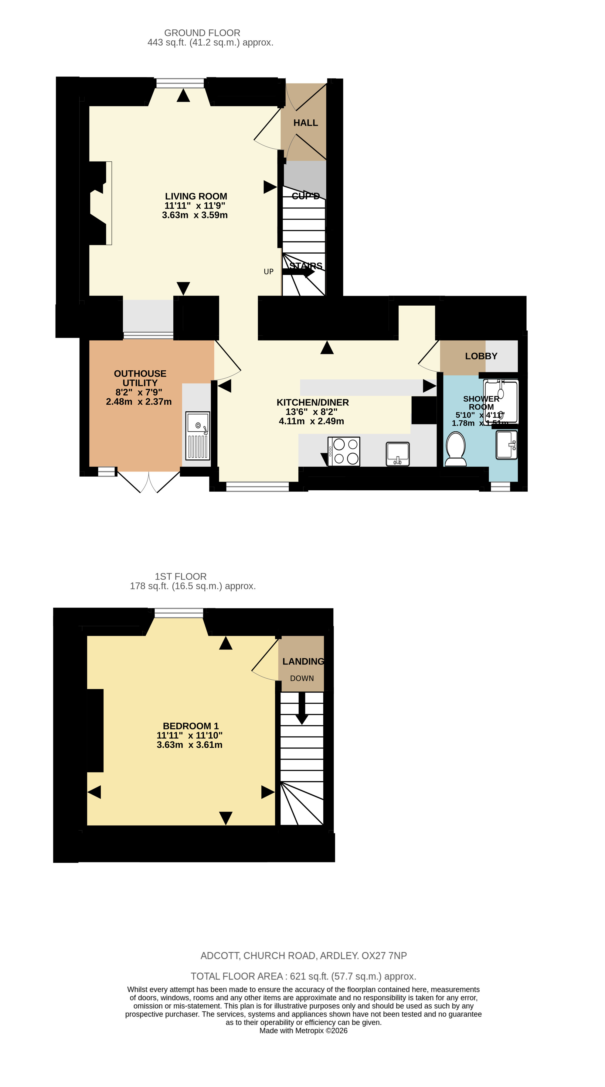 Adcott, Adcott, Ardley floorplan