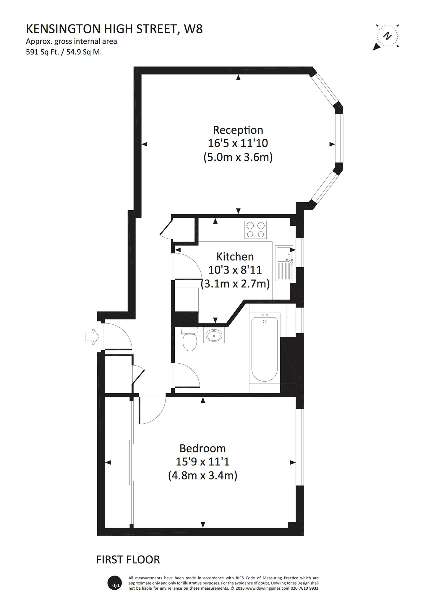 1 Bedrooms Flat to rent in Troy Court, Kensington High Street, London W8