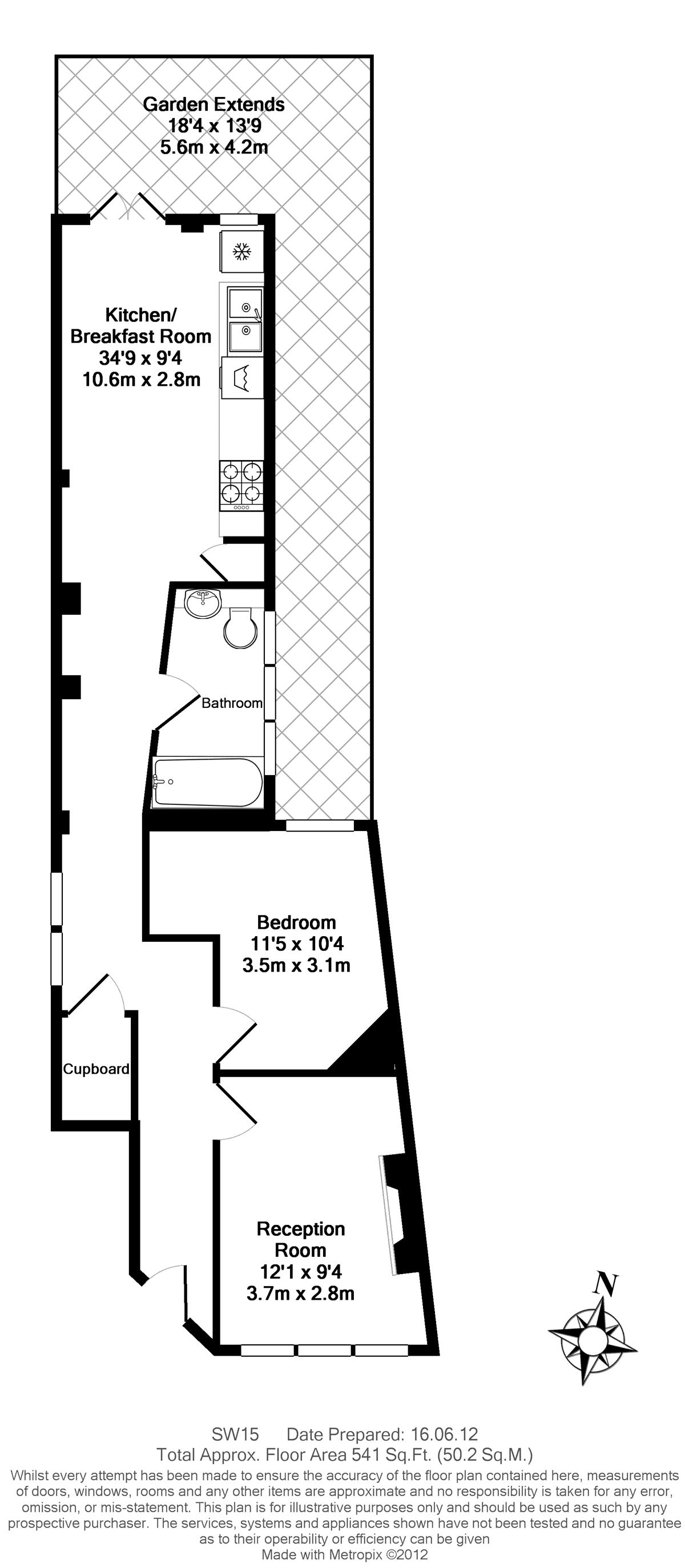 1 Bedrooms Flat to rent in Oakhill Road, London SW15