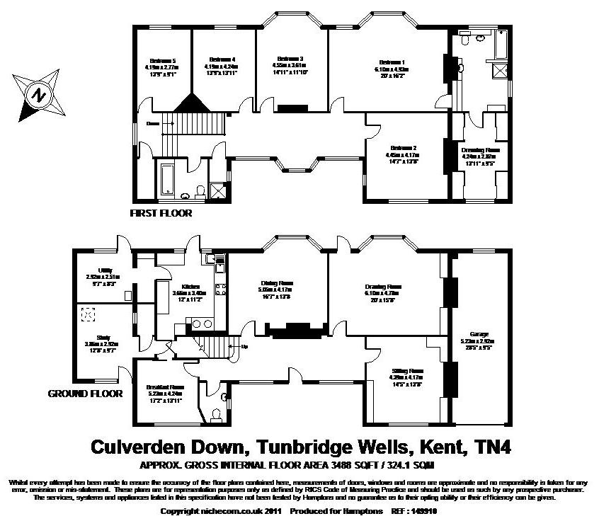 5 Bedrooms Detached house to rent in Culverden Down, Tunbridge Wells TN4