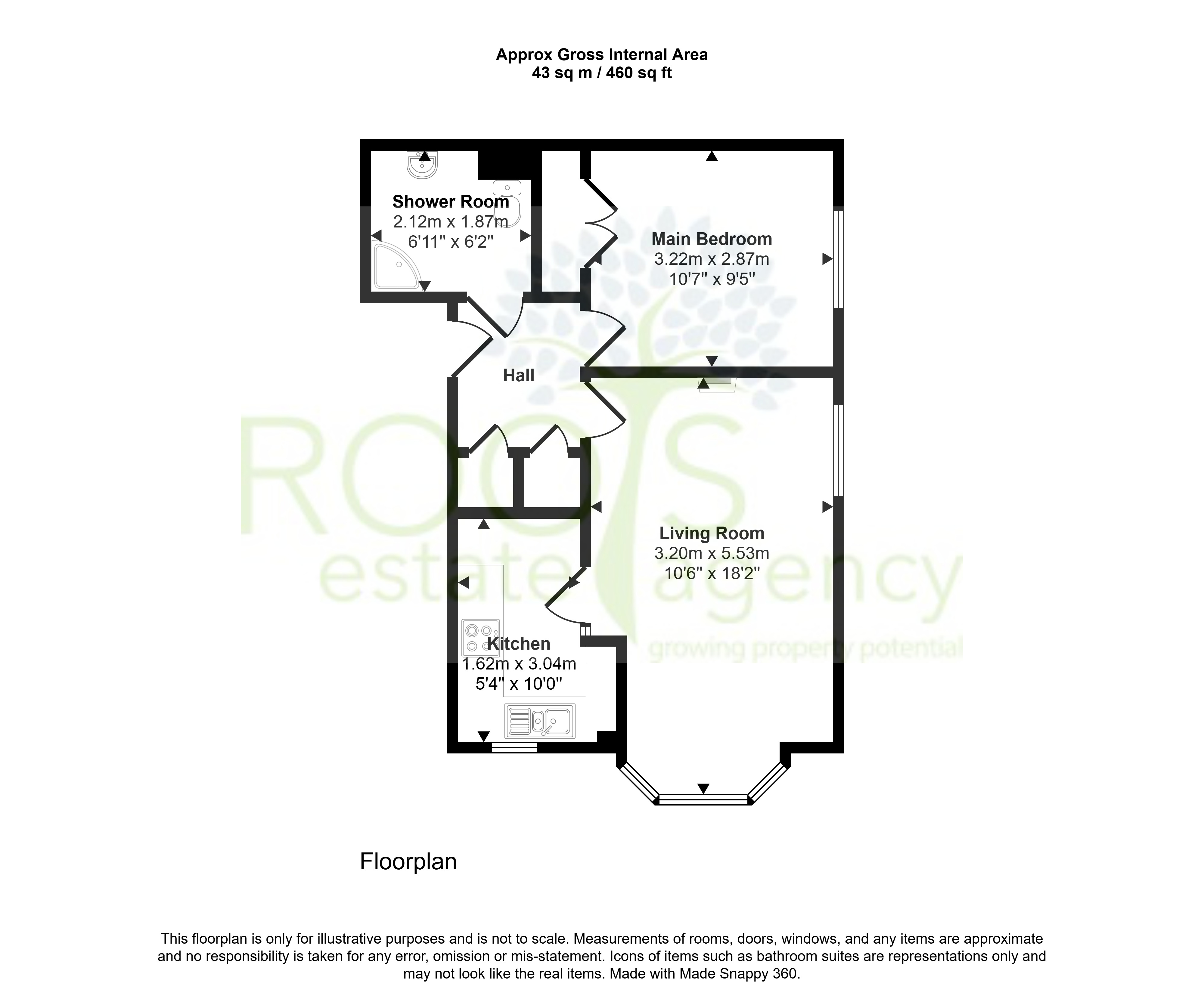44, Ferndale Court, Berkshire floorplan
