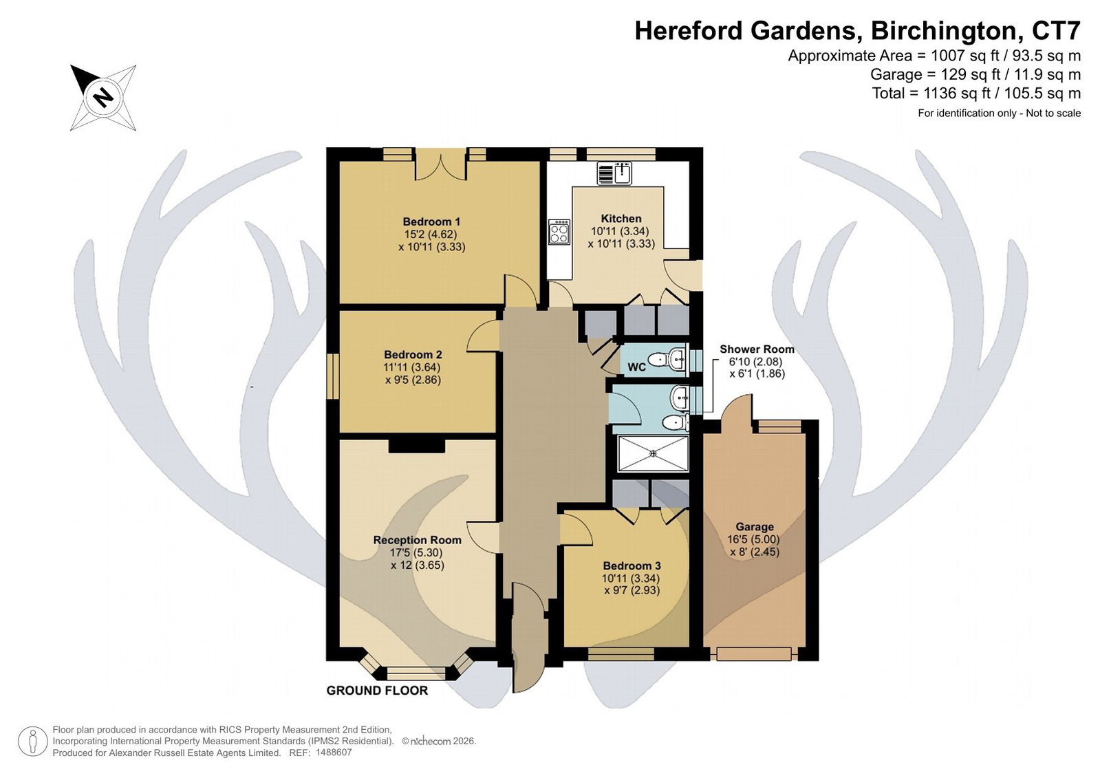 8, Hereford Gardens, Birchington floorplan