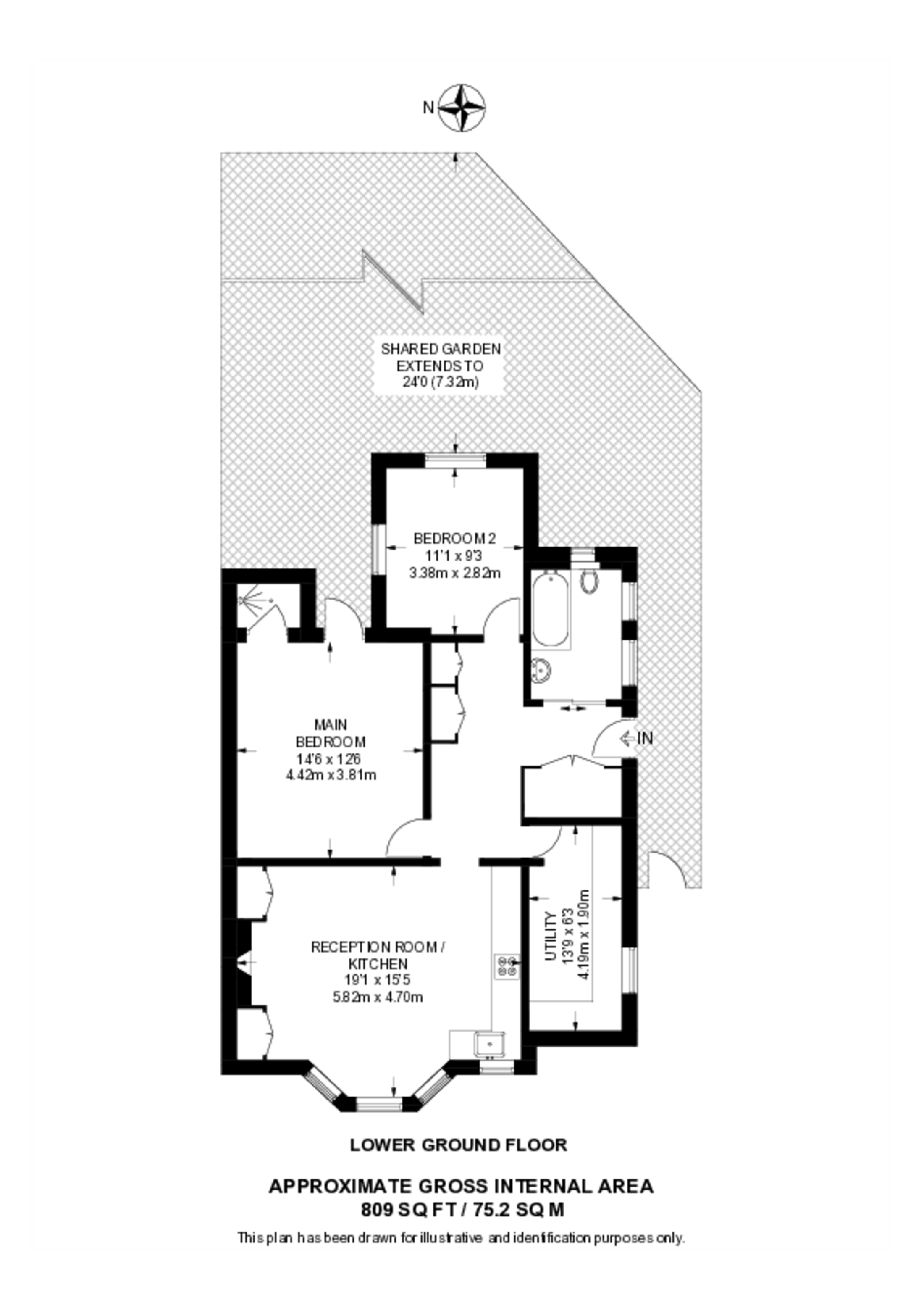 Edith Road, West Kensington floorplan