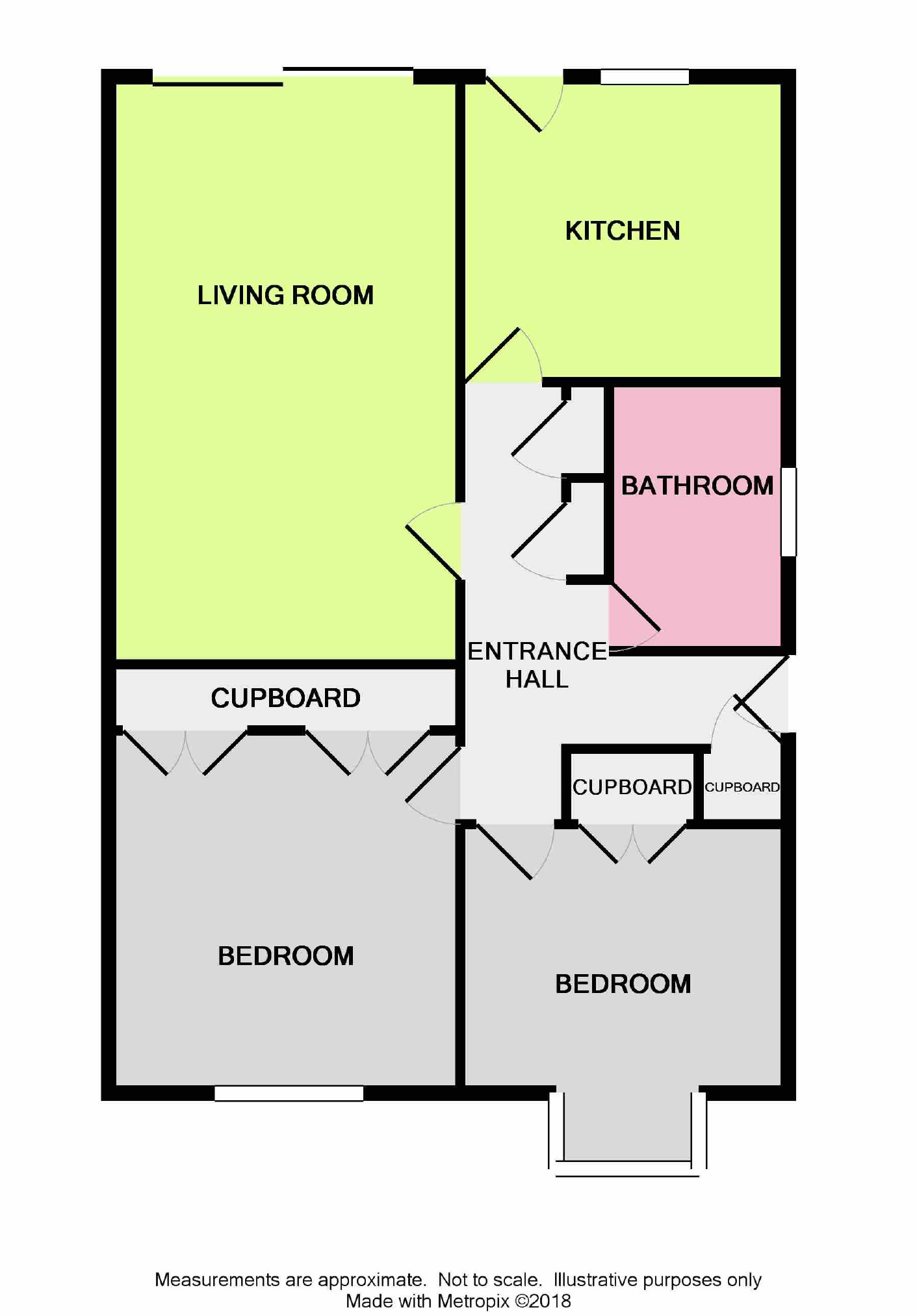 2 Bedrooms Detached bungalow for sale in Ferring Lane, Ferring, Worthing, West Sussex BN12