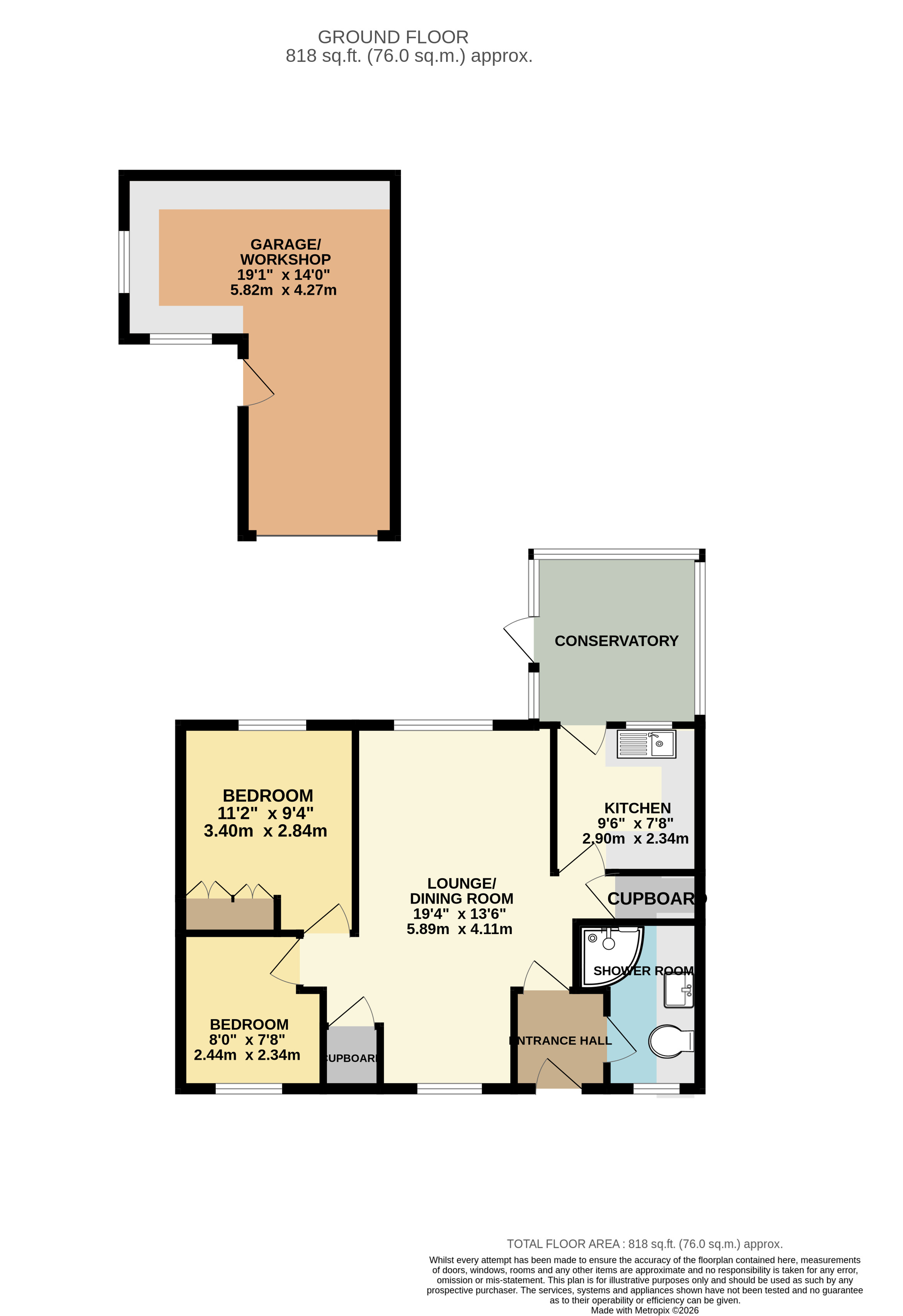 1, Ingram Place, Westbury floorplan