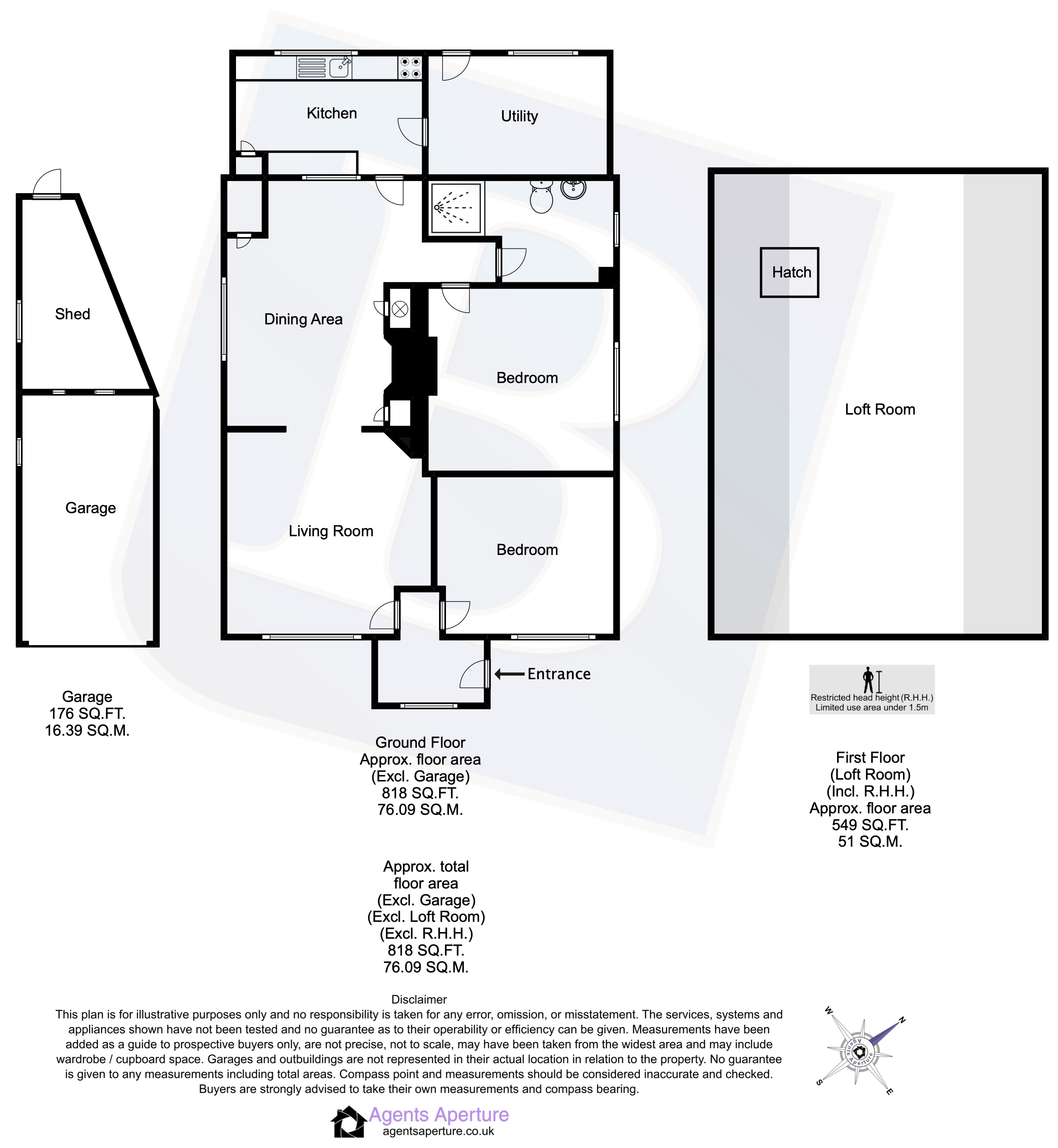 Cloverly Road, Ongar, Essex CM5, 2 bedroom bungalow for sale 64802324