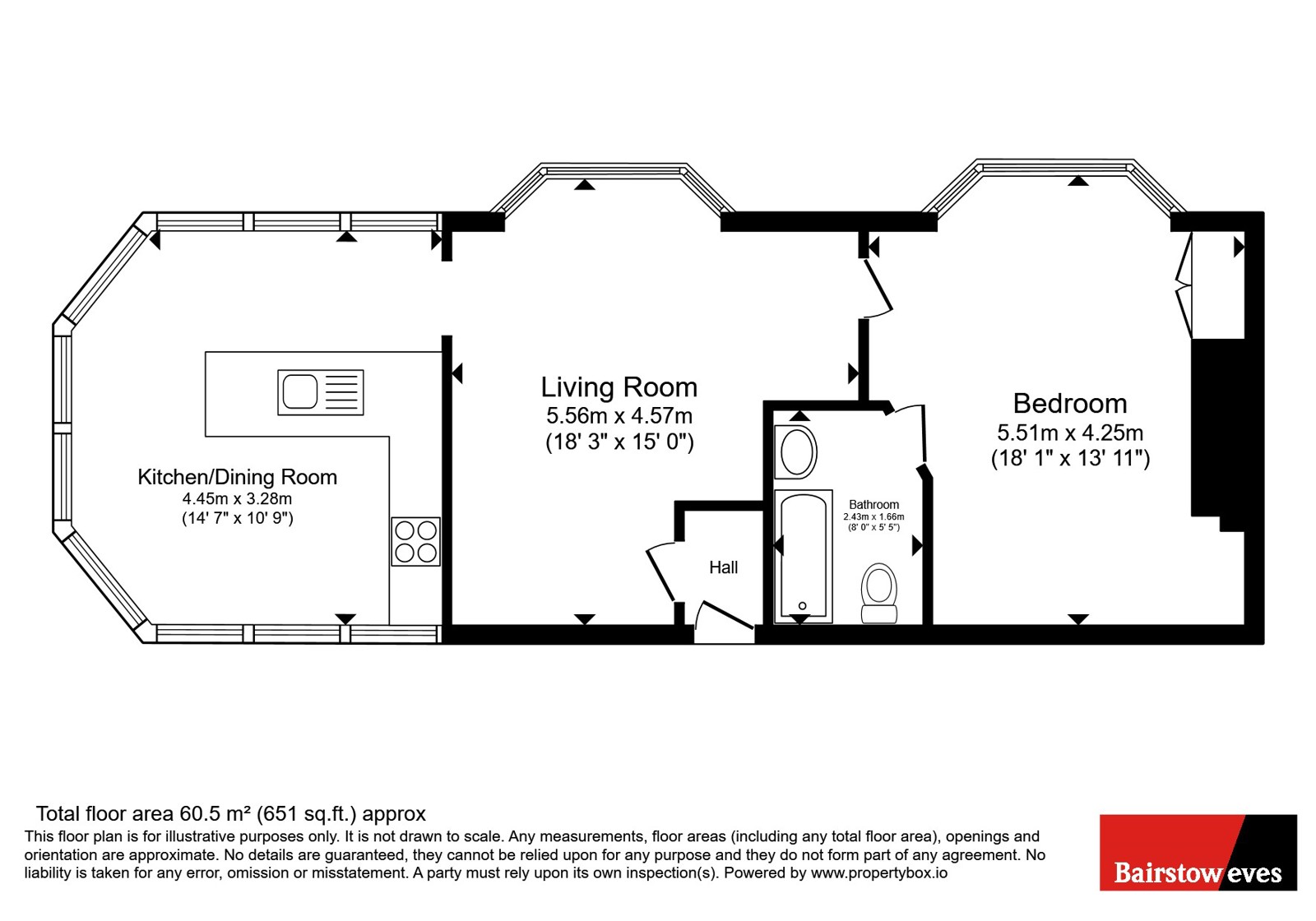 Marine Crescent, Kent floorplan
