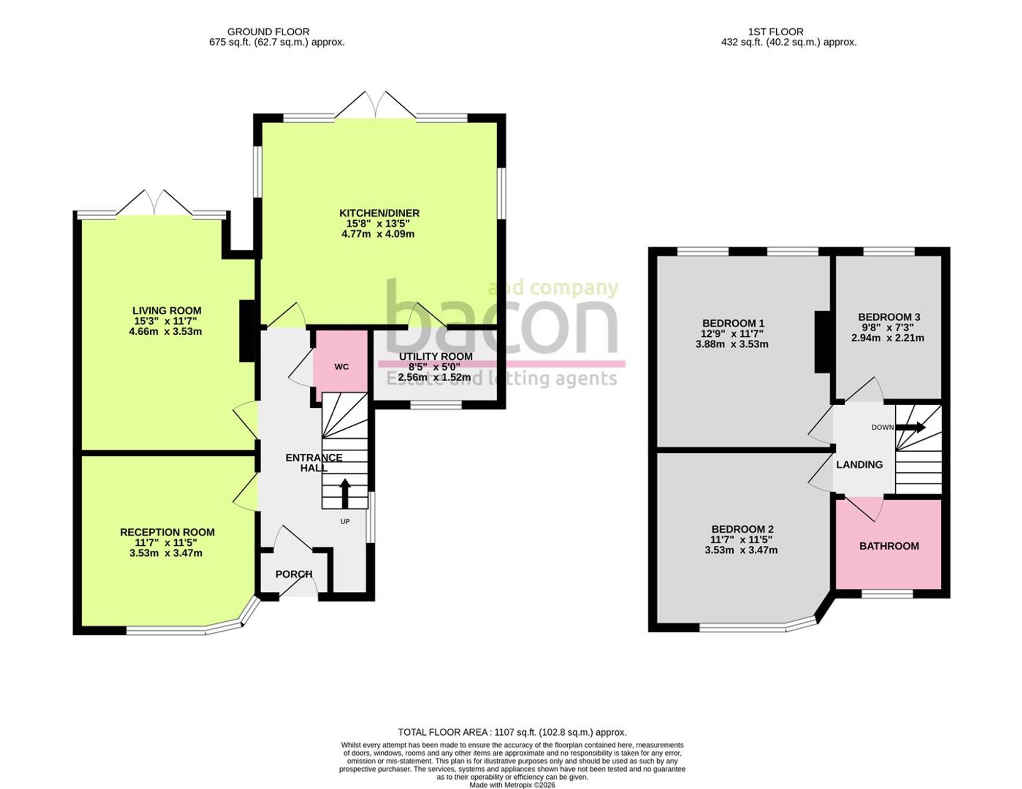 57, Shirley Drive, Worthing floorplan