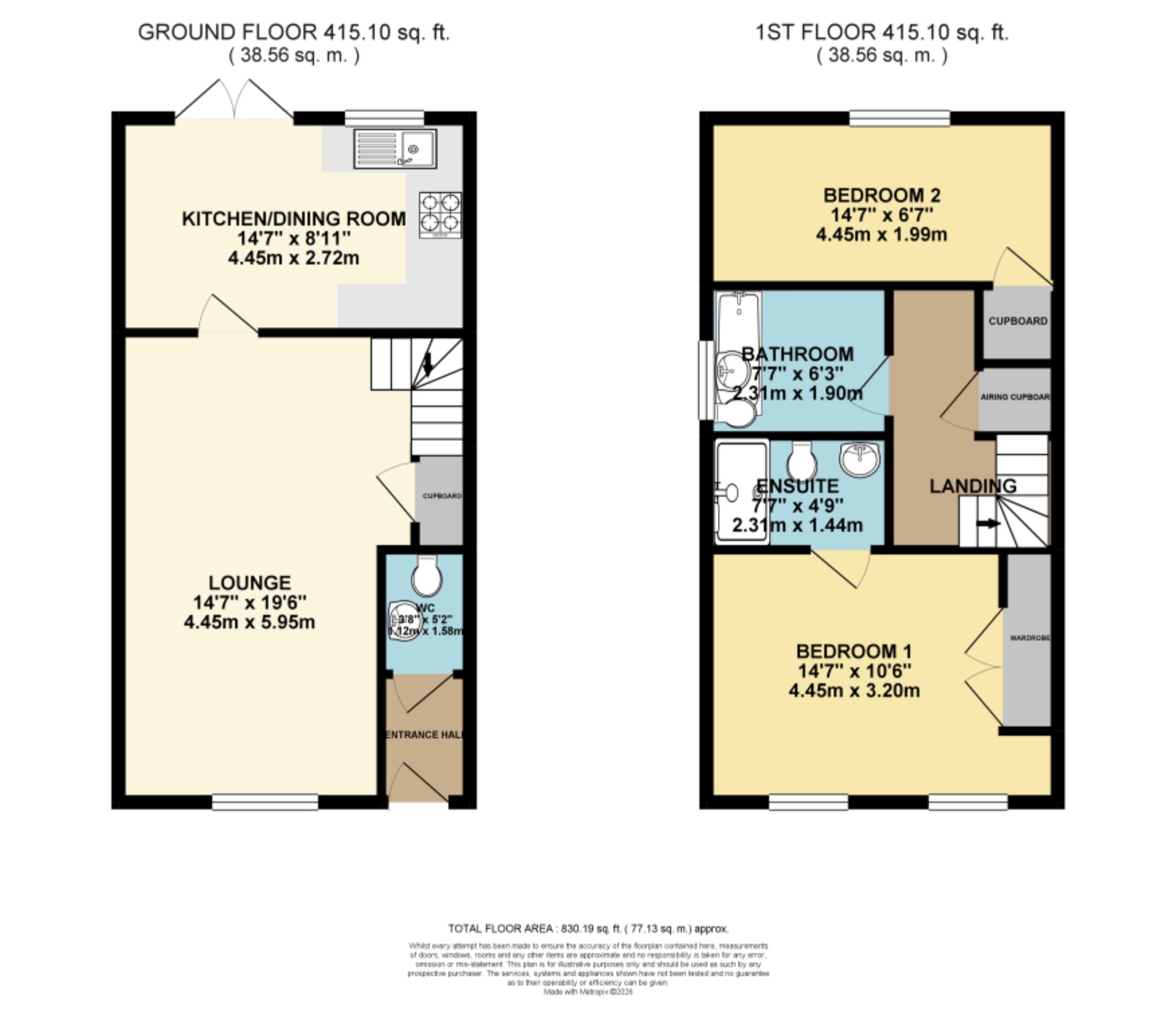 44, Cherry Orchard Drive, Rainham, Gillingham floorplan