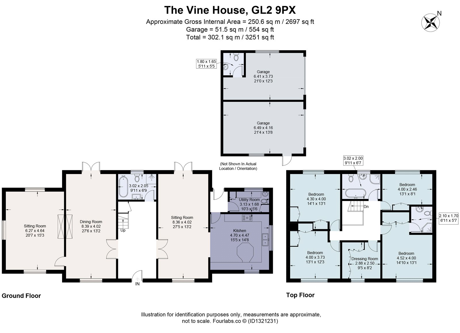 Vine House,, Tewkesbury Road, Gloucester floorplan