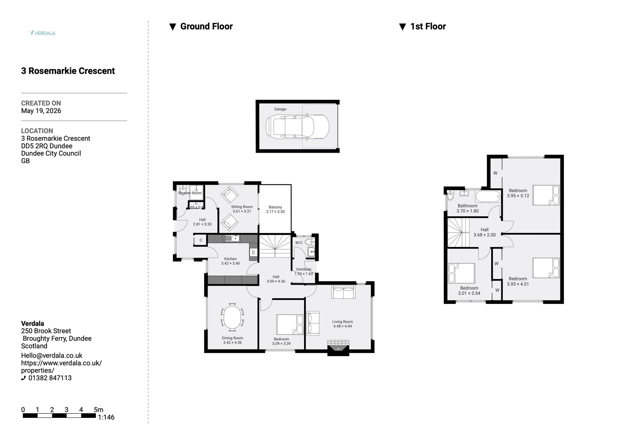 3 Rosemarkie Crescent, Dundee floorplan