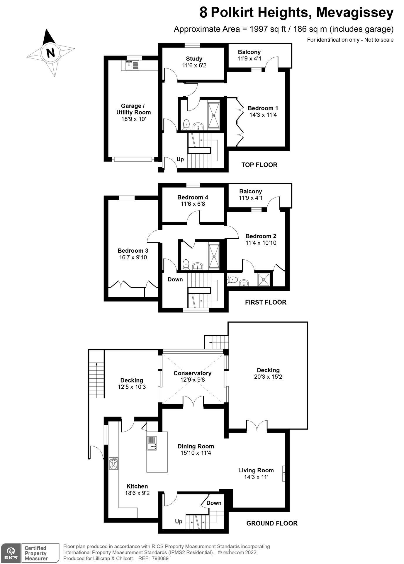 8 Polkirt Heights, St. Austell floorplan
