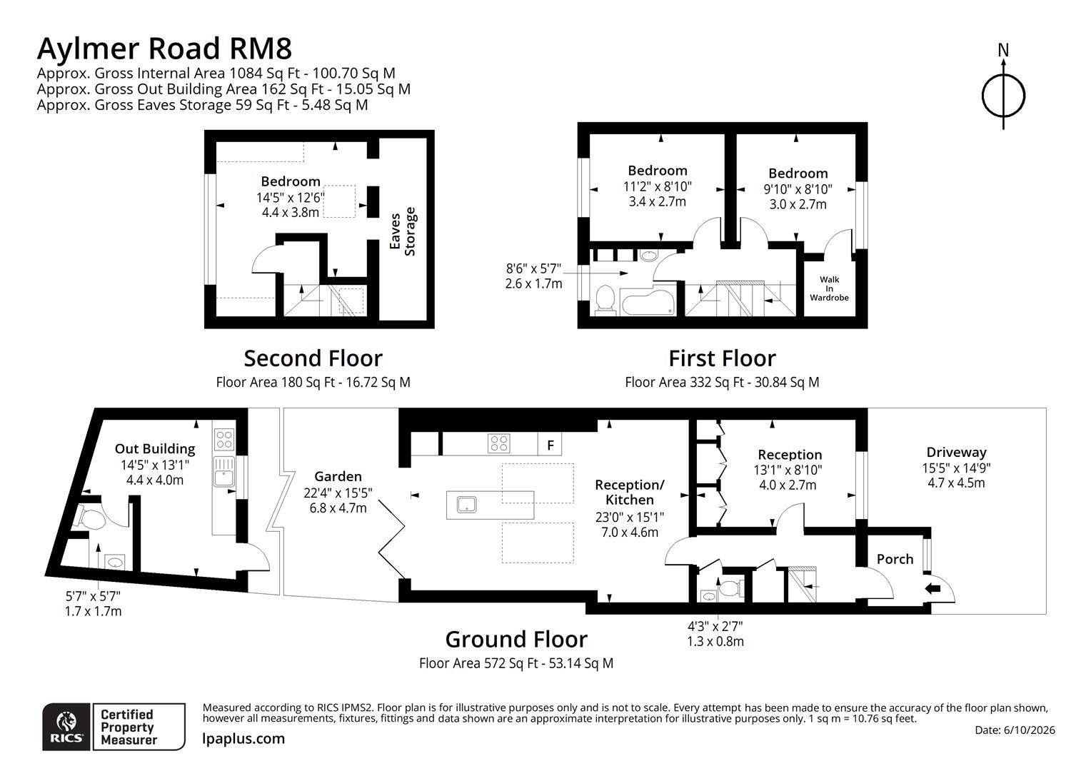 60, Aylmer Road, Dagenham floorplan