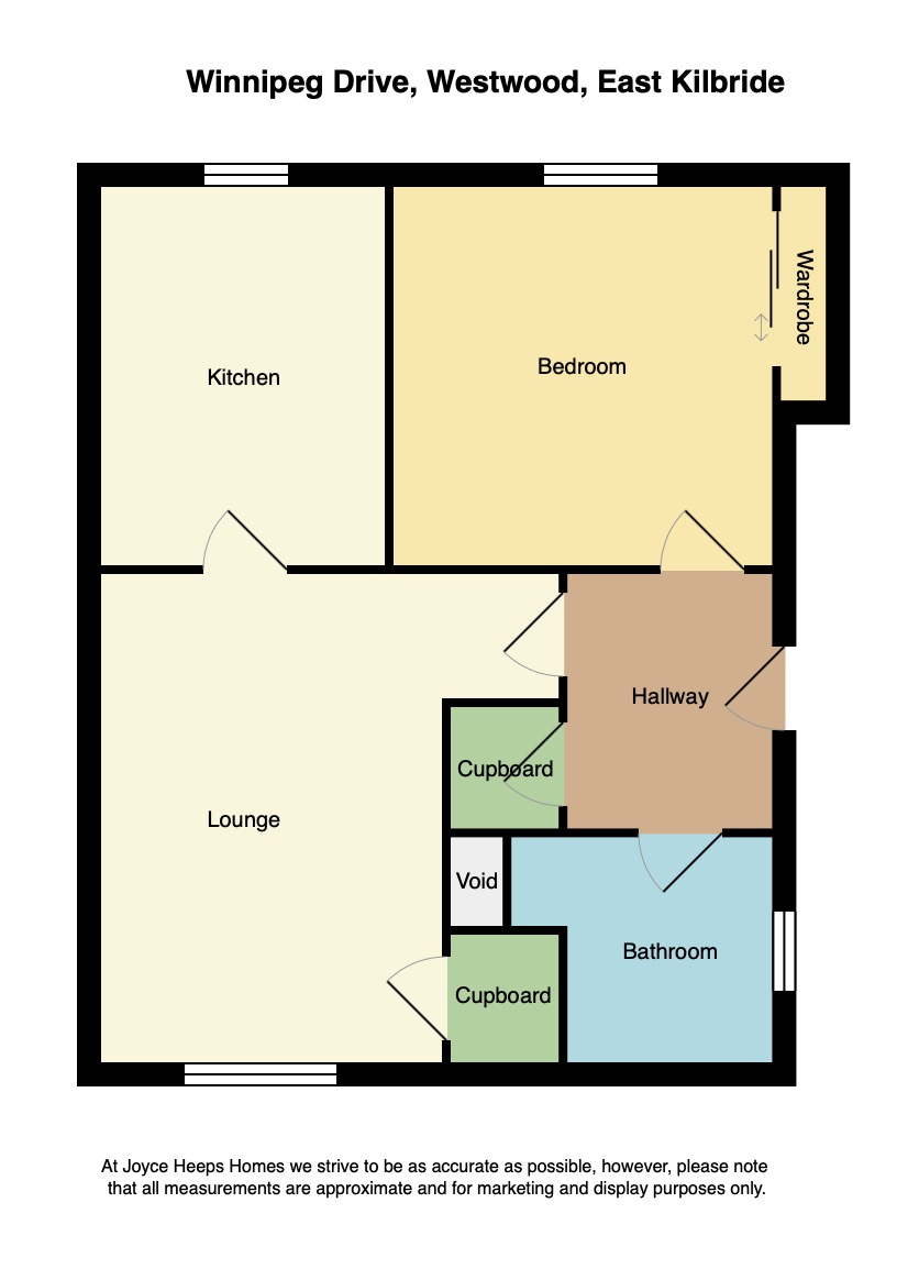 1 Bedrooms Flat for sale in Winnipeg Drive, Westwood, East Kilbride G75