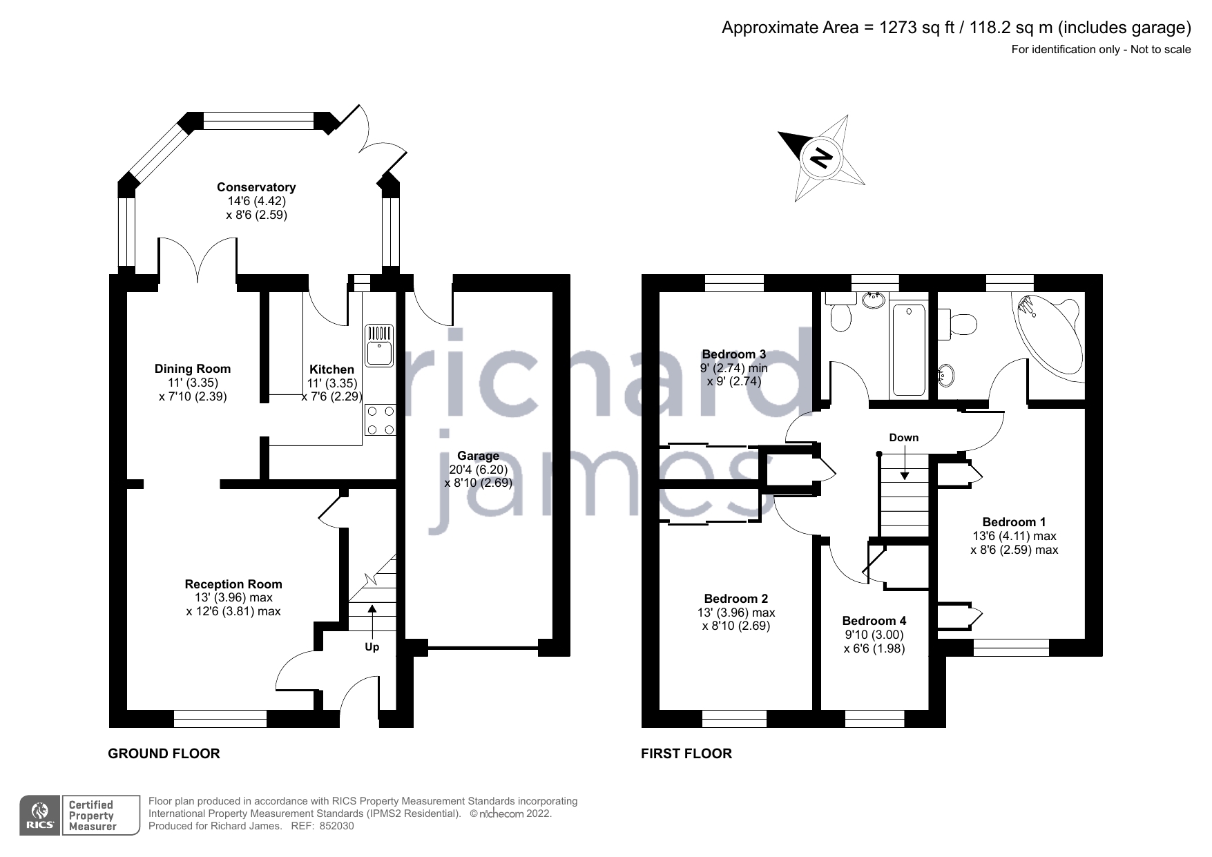 Tamworth Drive, Ramleaze, Swindon, Wiltshire SN5, 4 bedroom semi