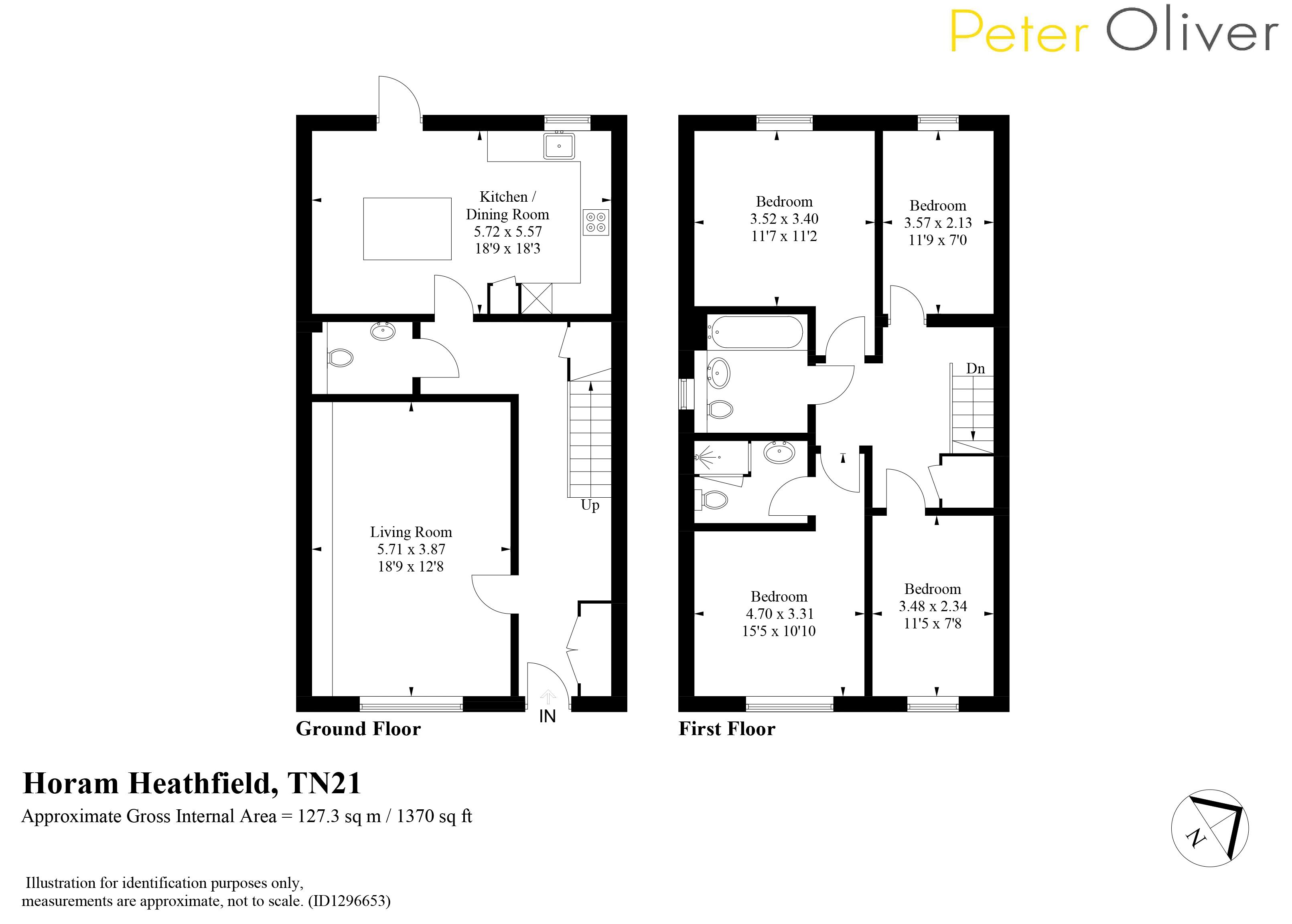 10, Russet Grove, Horam floorplan