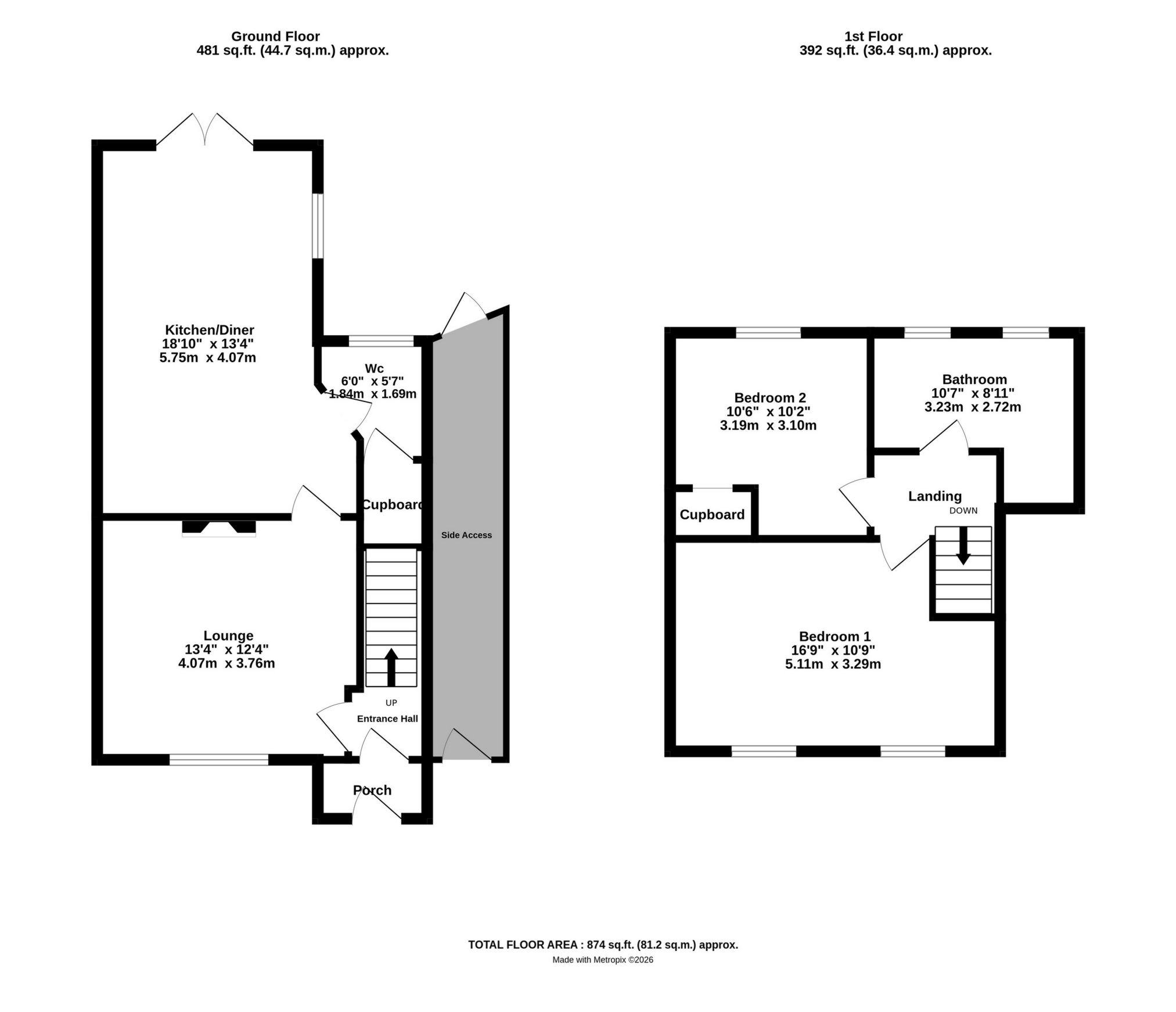 173, Leesons Hill, Orpington floorplan