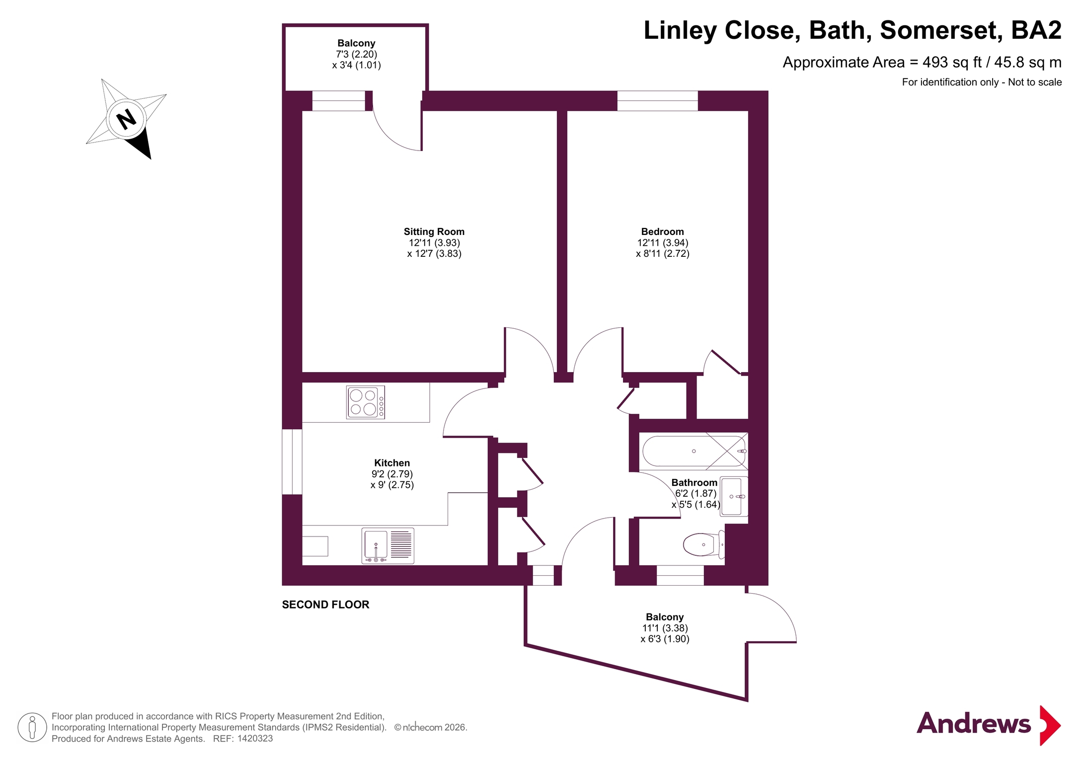 13, Linley Close, Somerset floorplan