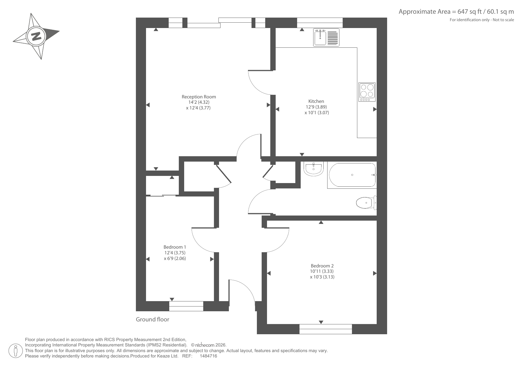 Pickering Ct, Huddersfield floorplan