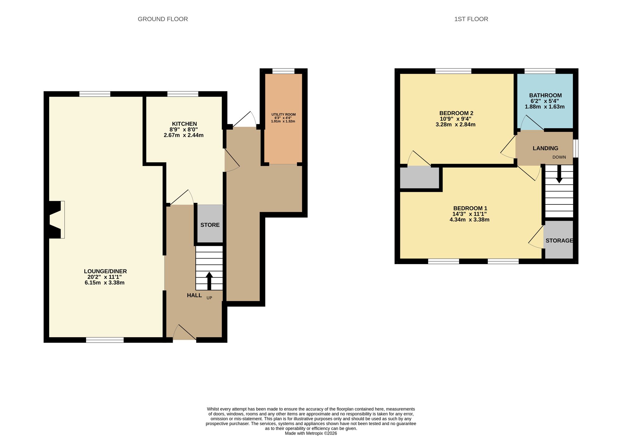 2 Pine Grove, Nottingham floorplan