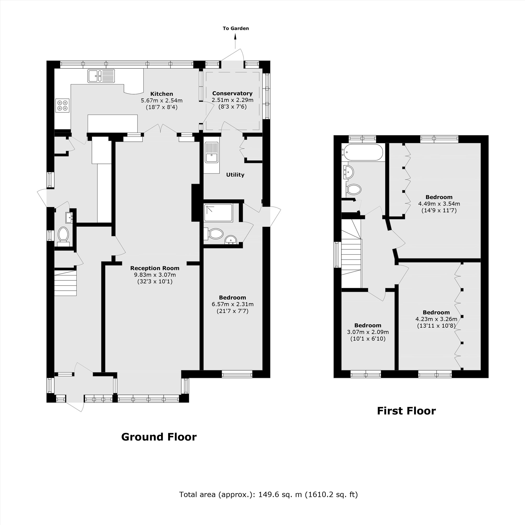 3, Sylvester Road, Wembley floorplan