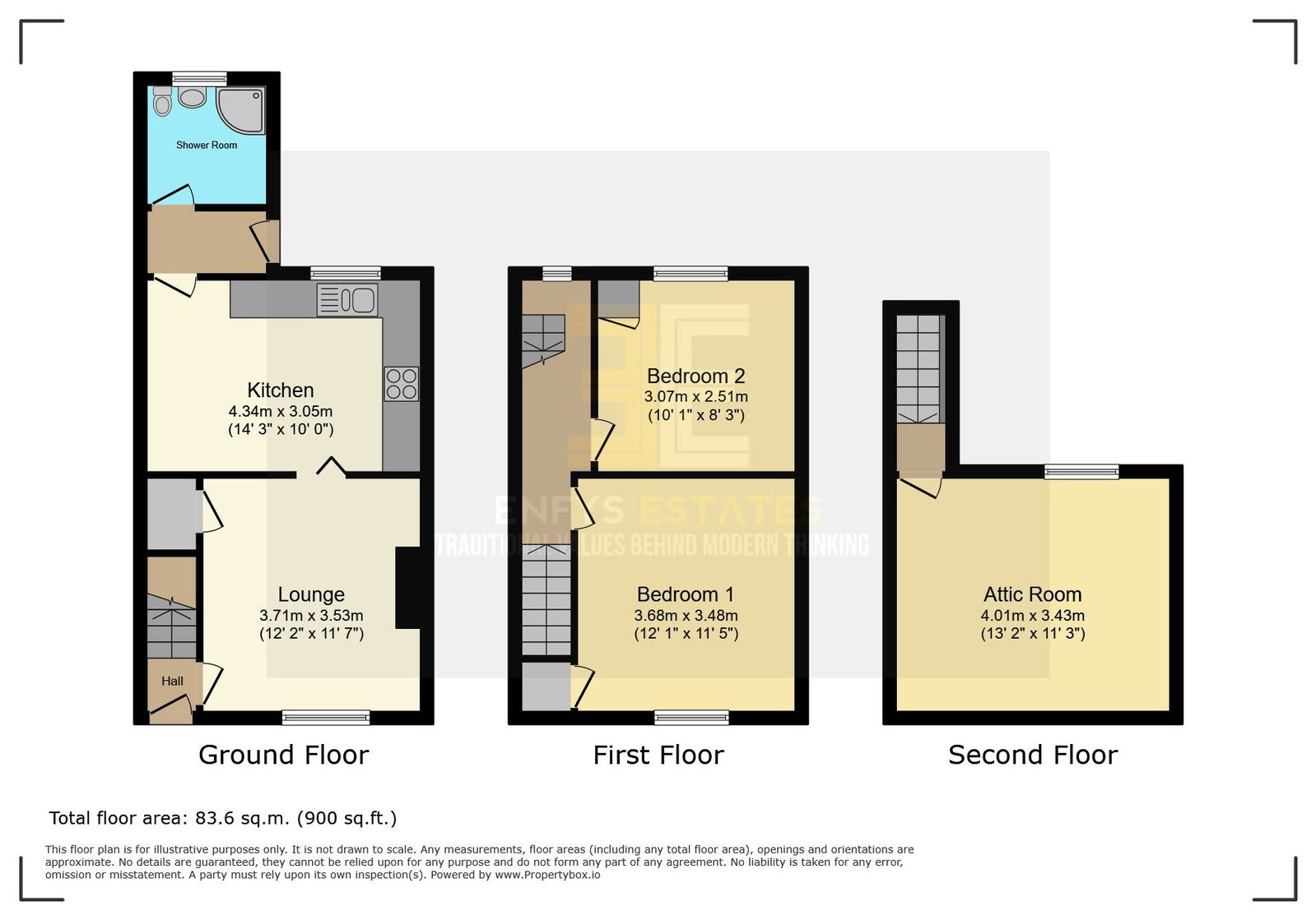 Pensarn Cottages,3, Conway Road, Llandudno Junction floorplan