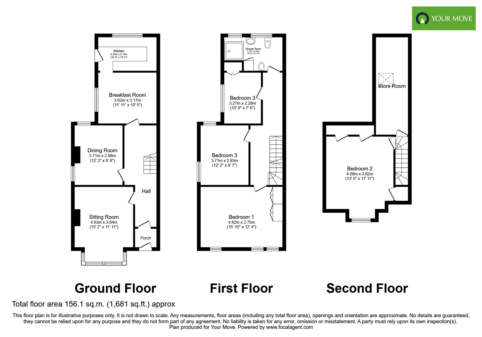 85, Scalpcliffe Road, Staffordshire floorplan