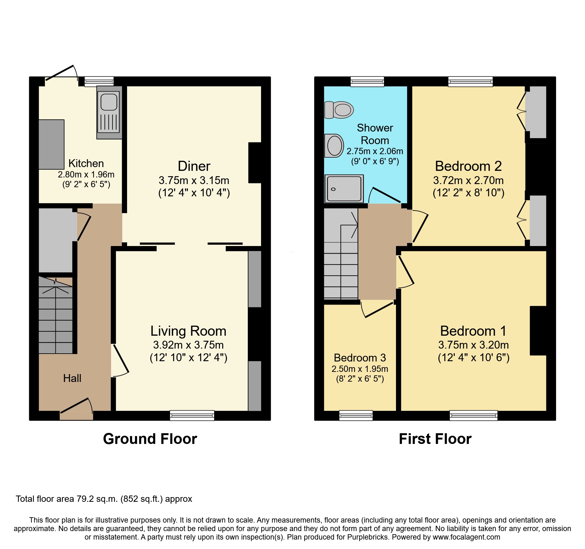215, Forest Road, Bristol floorplan