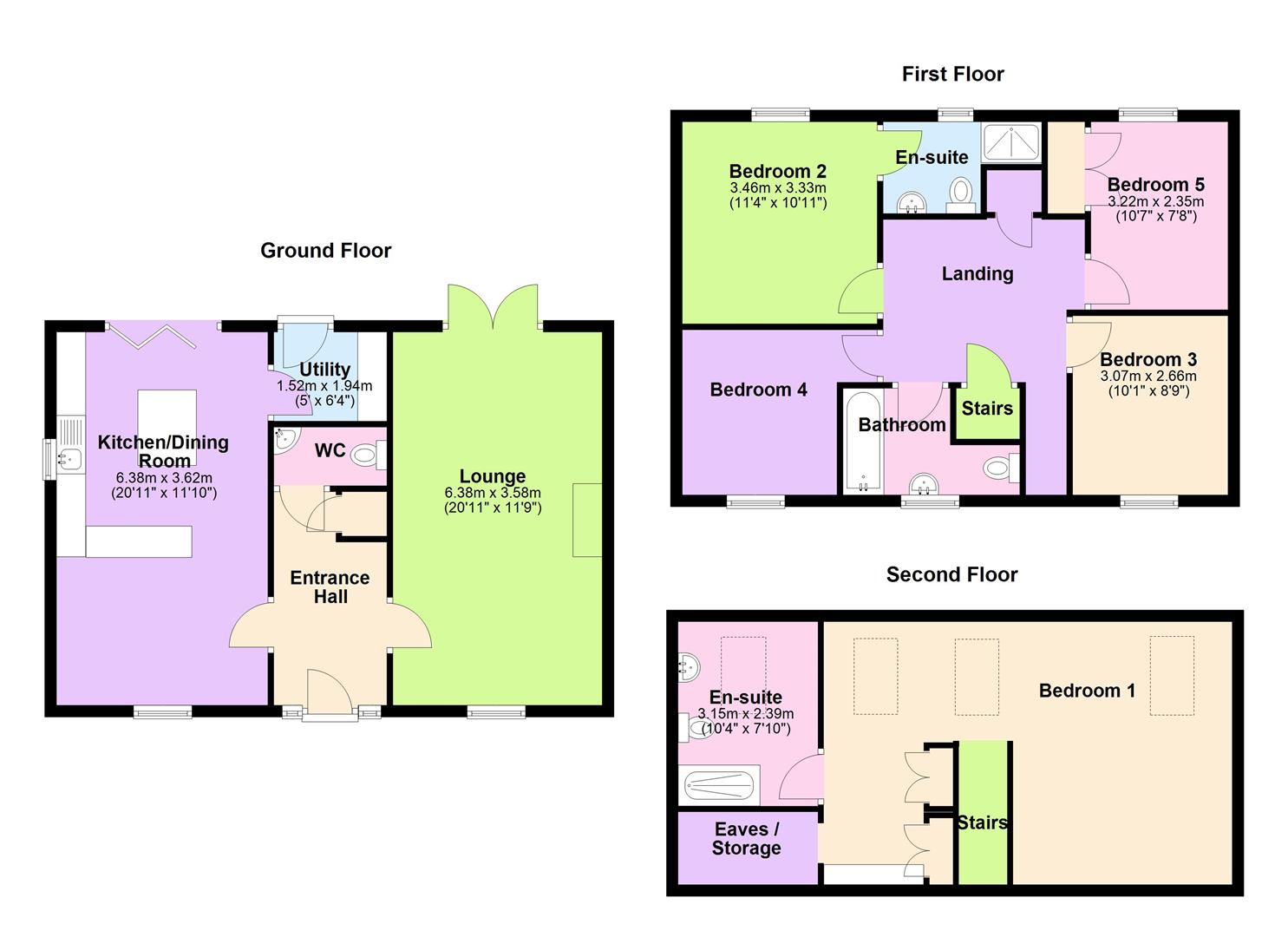 111, Albert Crescent, Peterborough floorplan