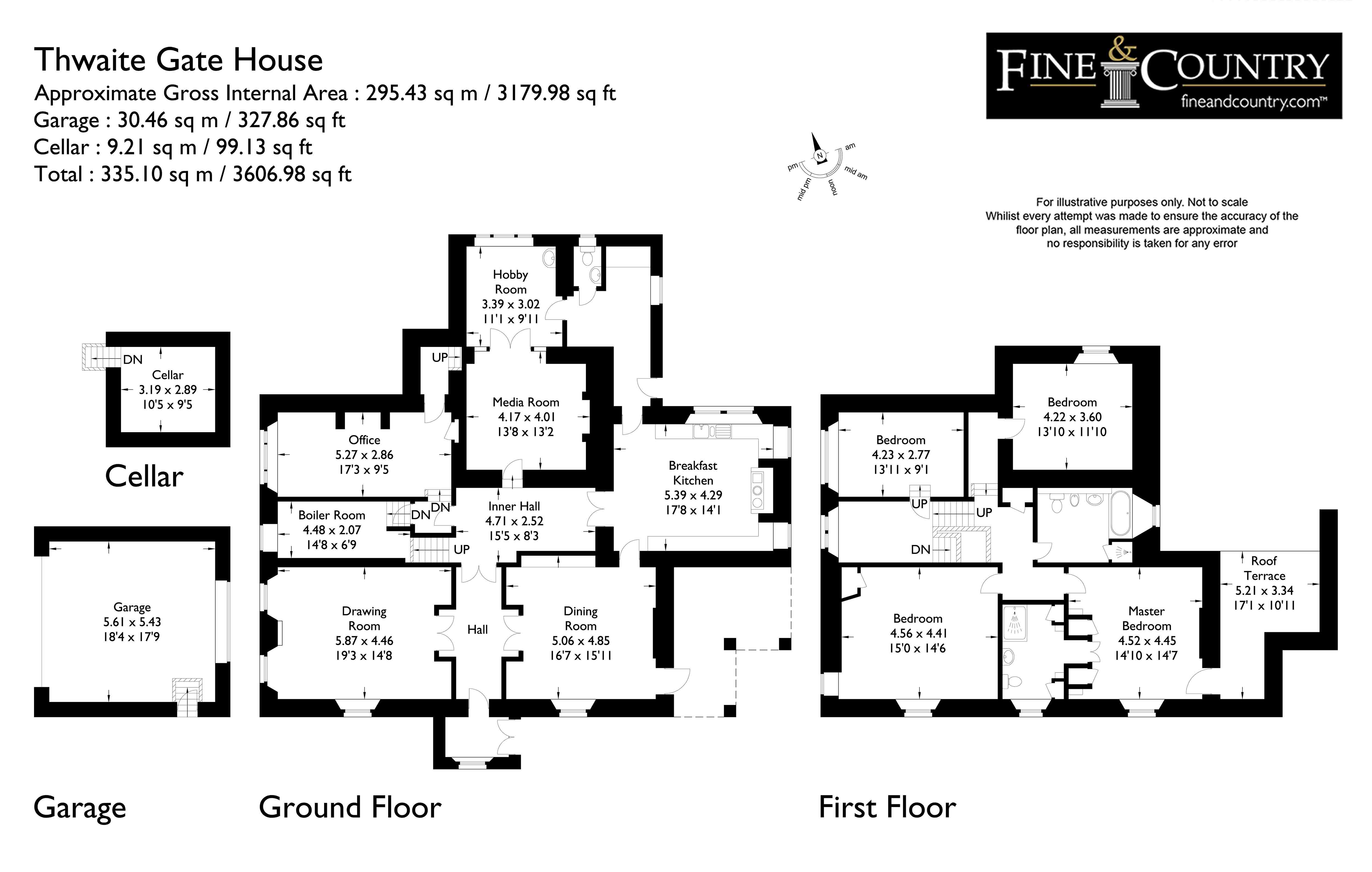 4 Bedrooms Farmhouse for sale in Thwaite Gate House, Carnforth, Near Lancaster LA5