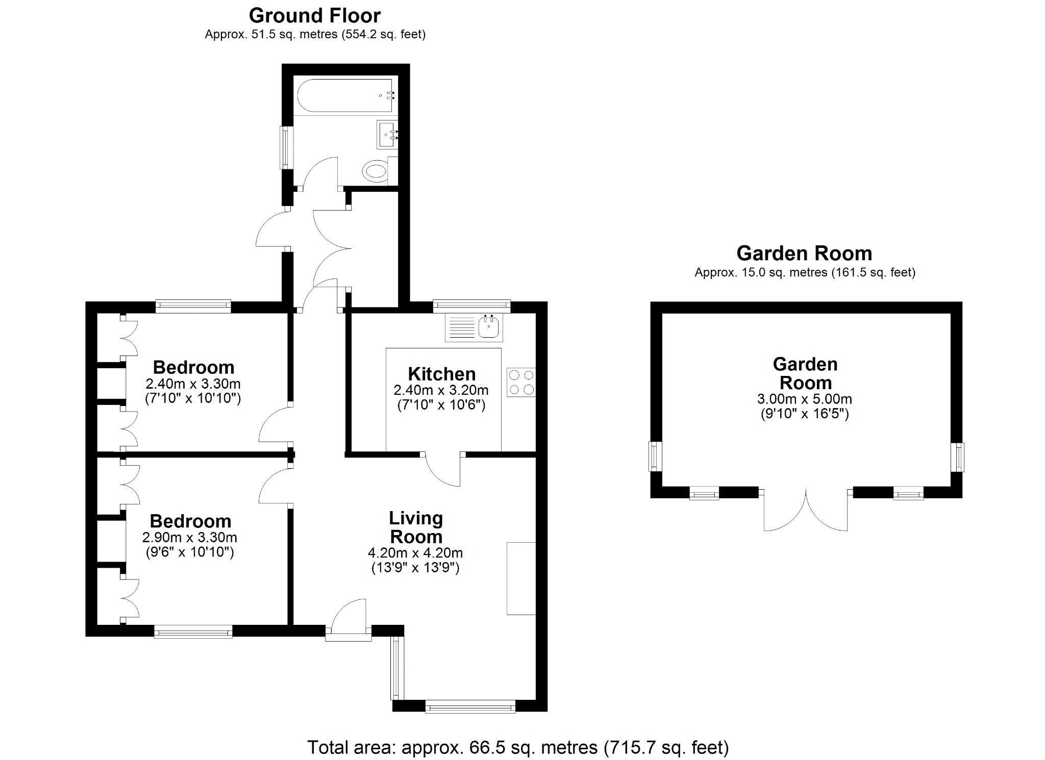 Birchwood Road, West Byfleet KT14, 2 bedroom for sale