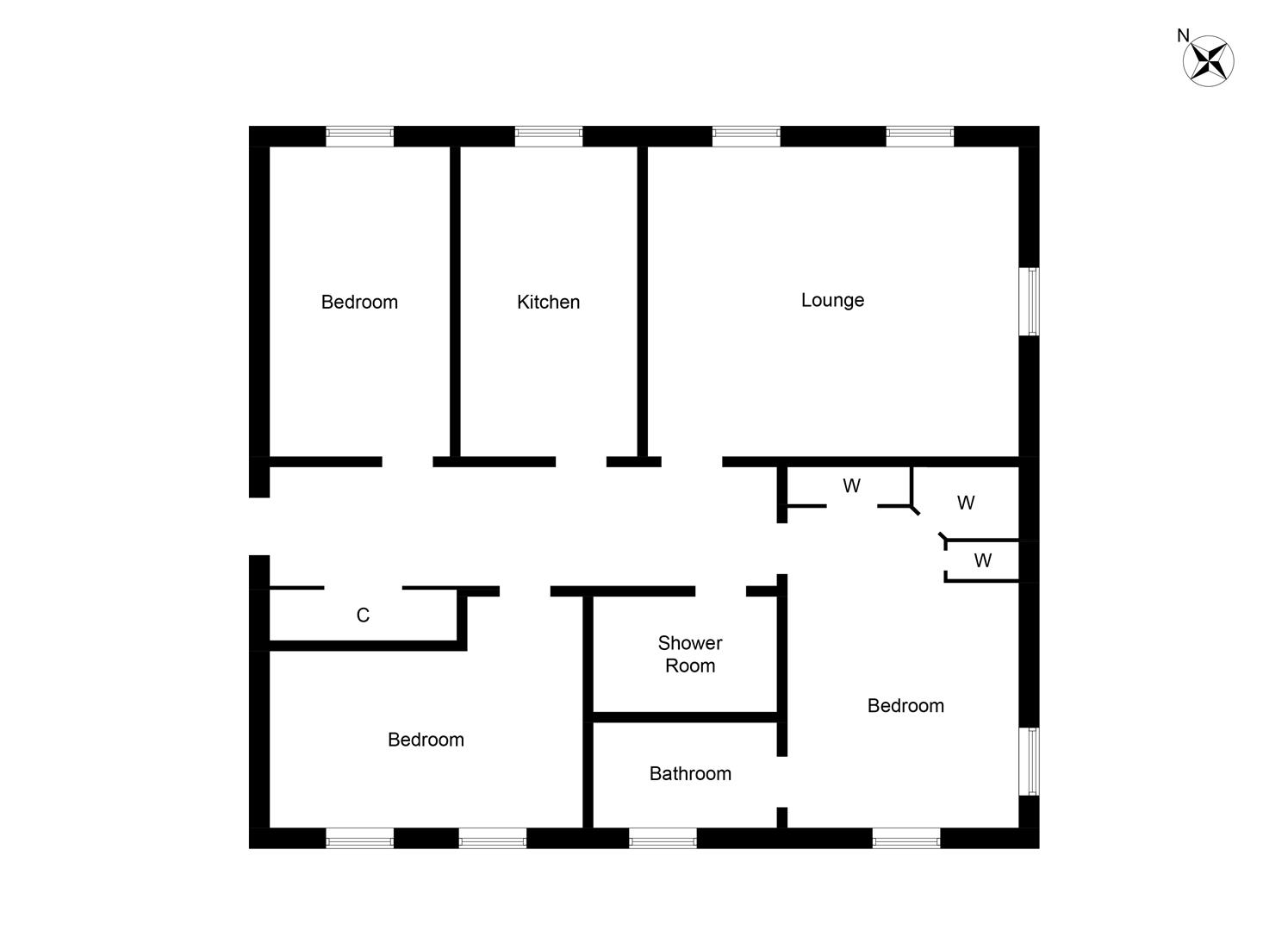 Flat 2F, East Mill, Stanley Mills, Perth floorplan