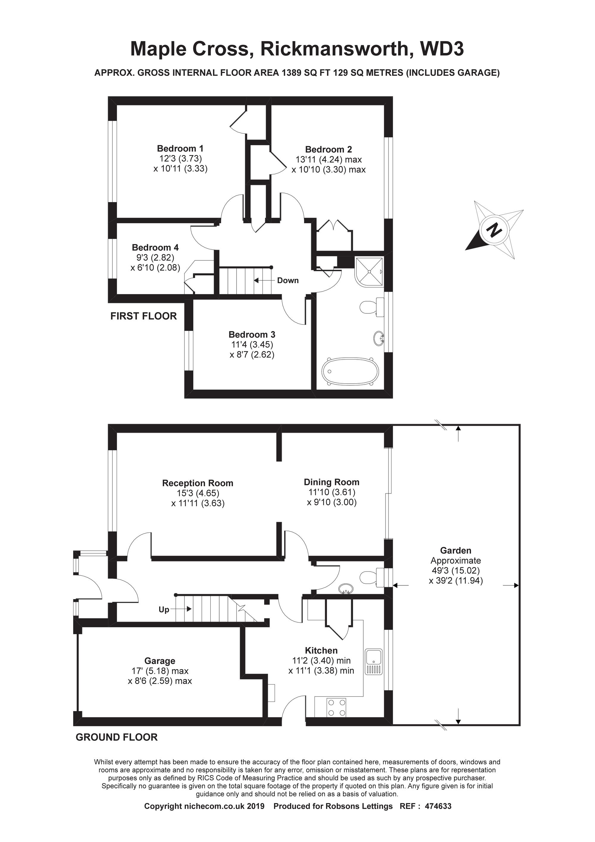 4 Bedrooms  to rent in Birch Drive, Maple Cross, Rickmansworth WD3