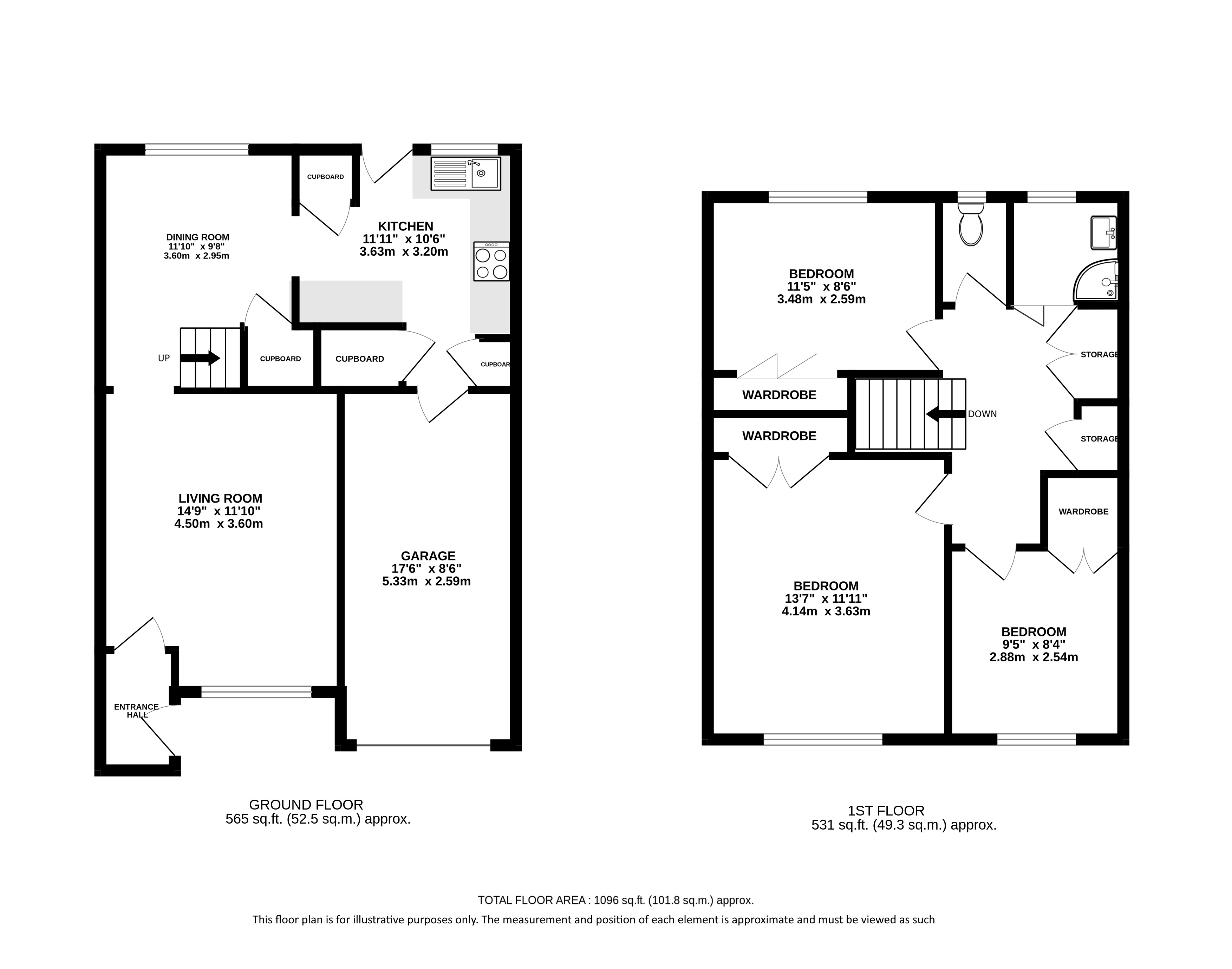 6, St Michaels Close, Harpenden floorplan