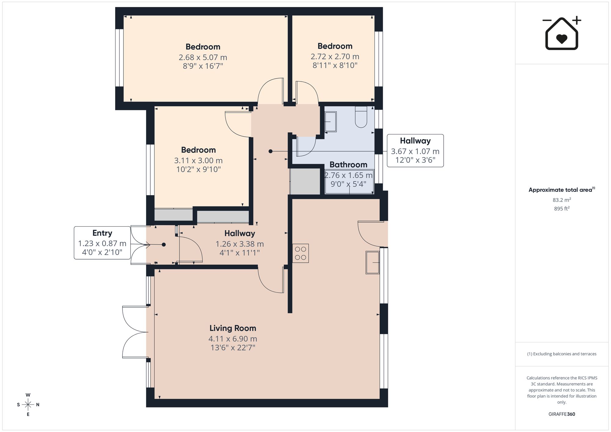 1 Little Cross, Pembroke Dock floorplan