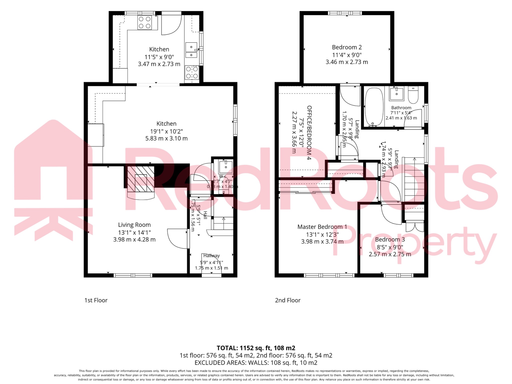 38 Clevedon Crescent, Doncaster, South Yorkshire floorplan