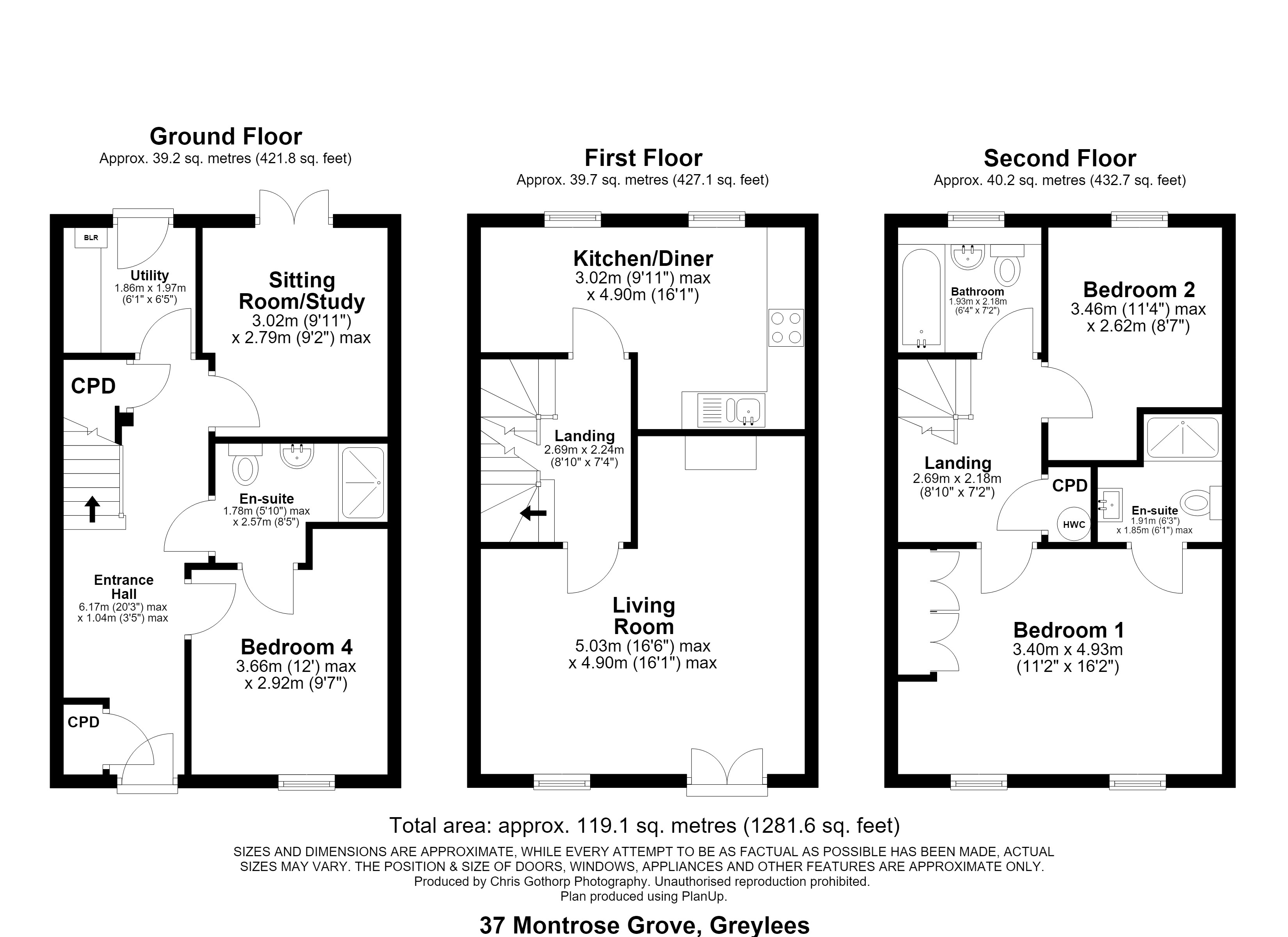 37, Montrose Grove, Sleaford floorplan