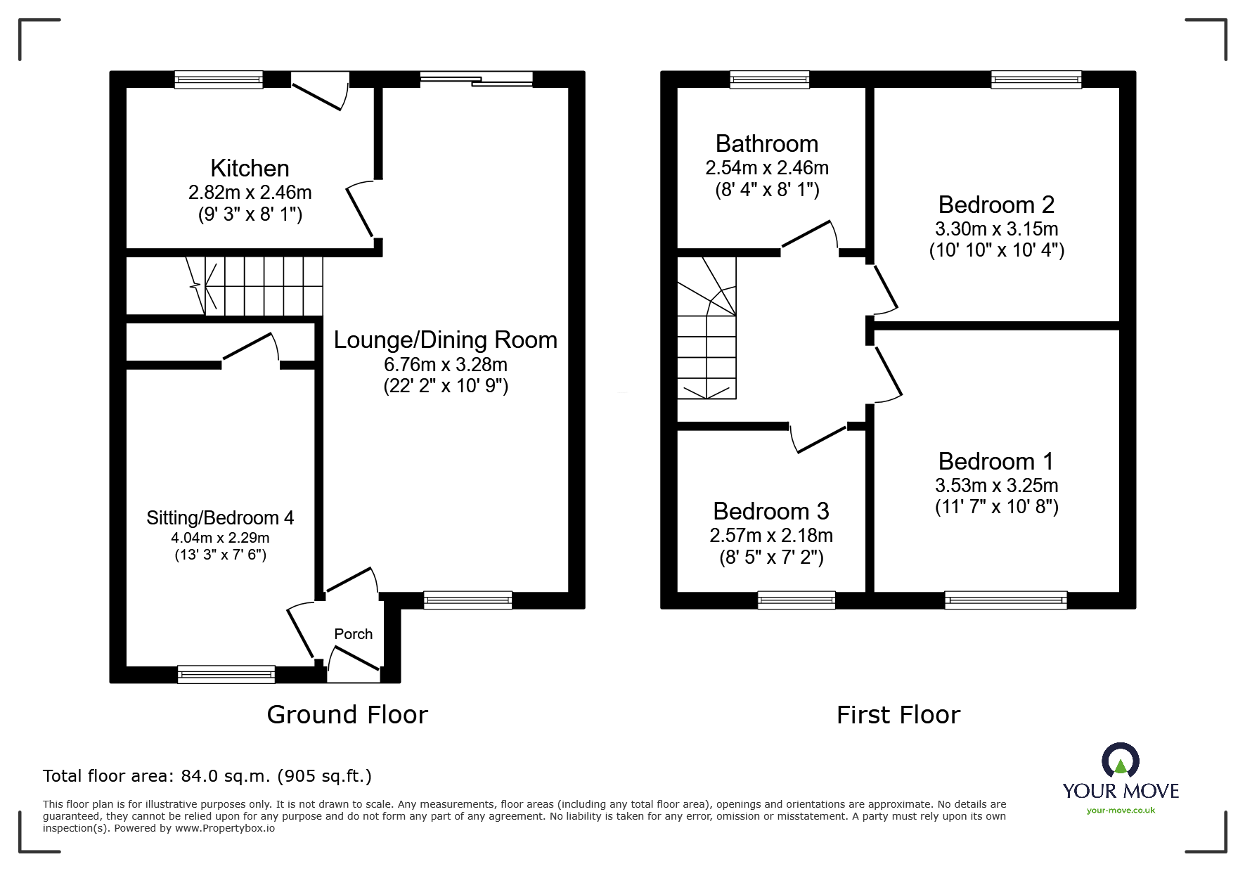 11, Ascott Drive, Swadlincote floorplan