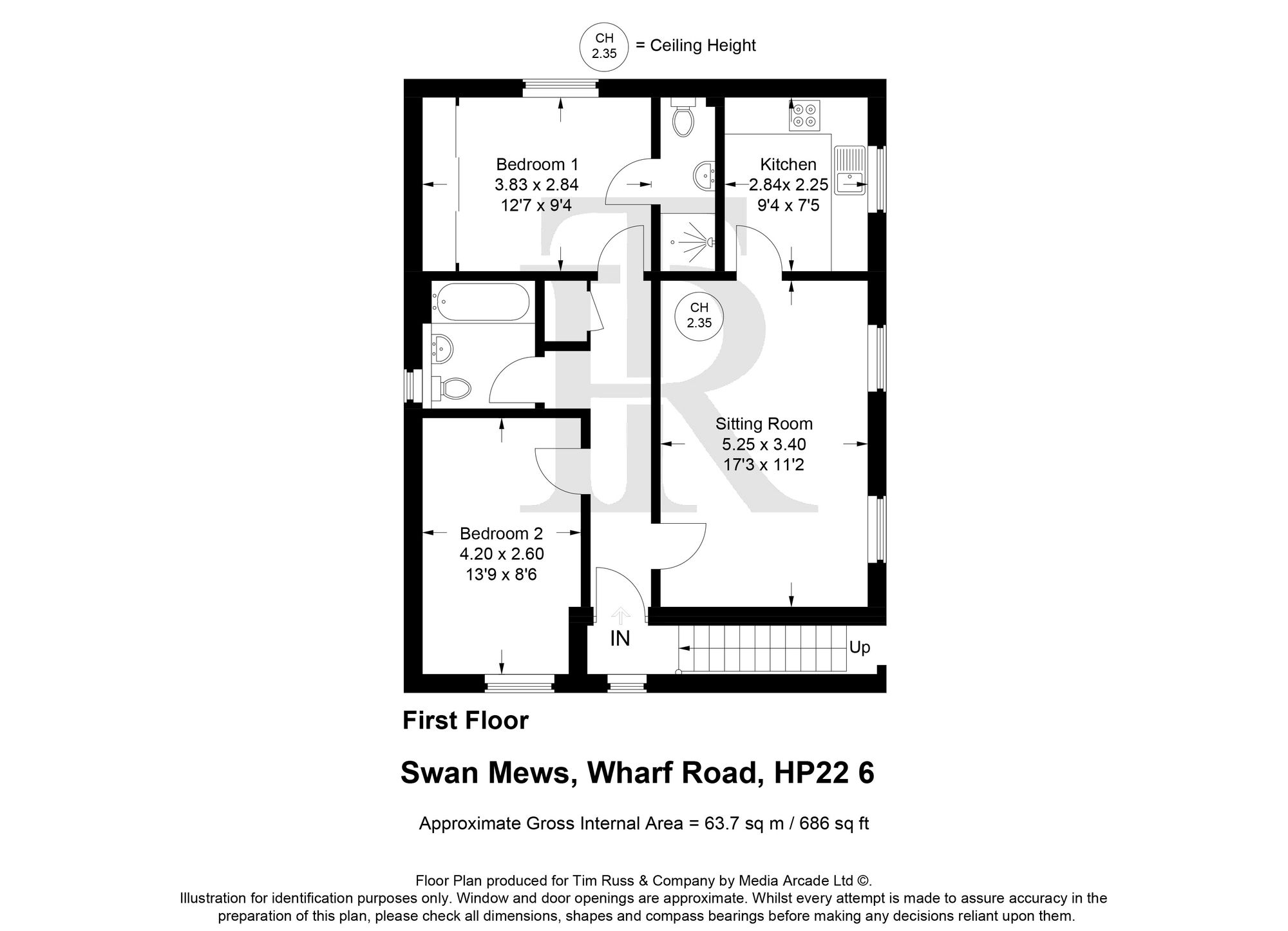 4 Swan Mews Wharf Road, Aylesbury floorplan
